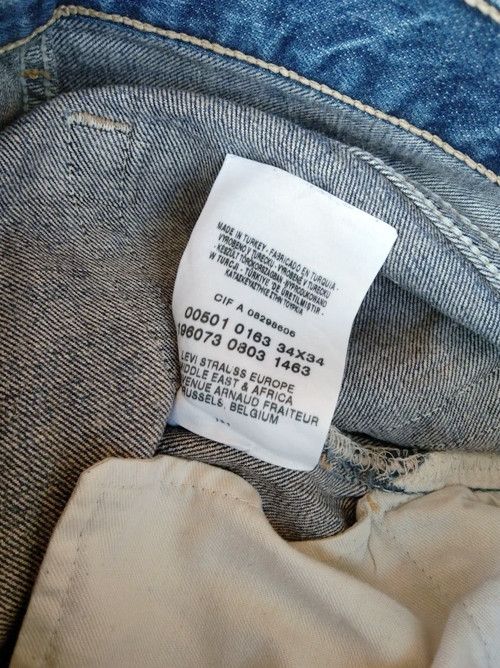 Levi's Vintage Levis 501 Straight Leg Distressed Jeans 32x34 Size US 32 / EU 48 - 9 Thumbnail