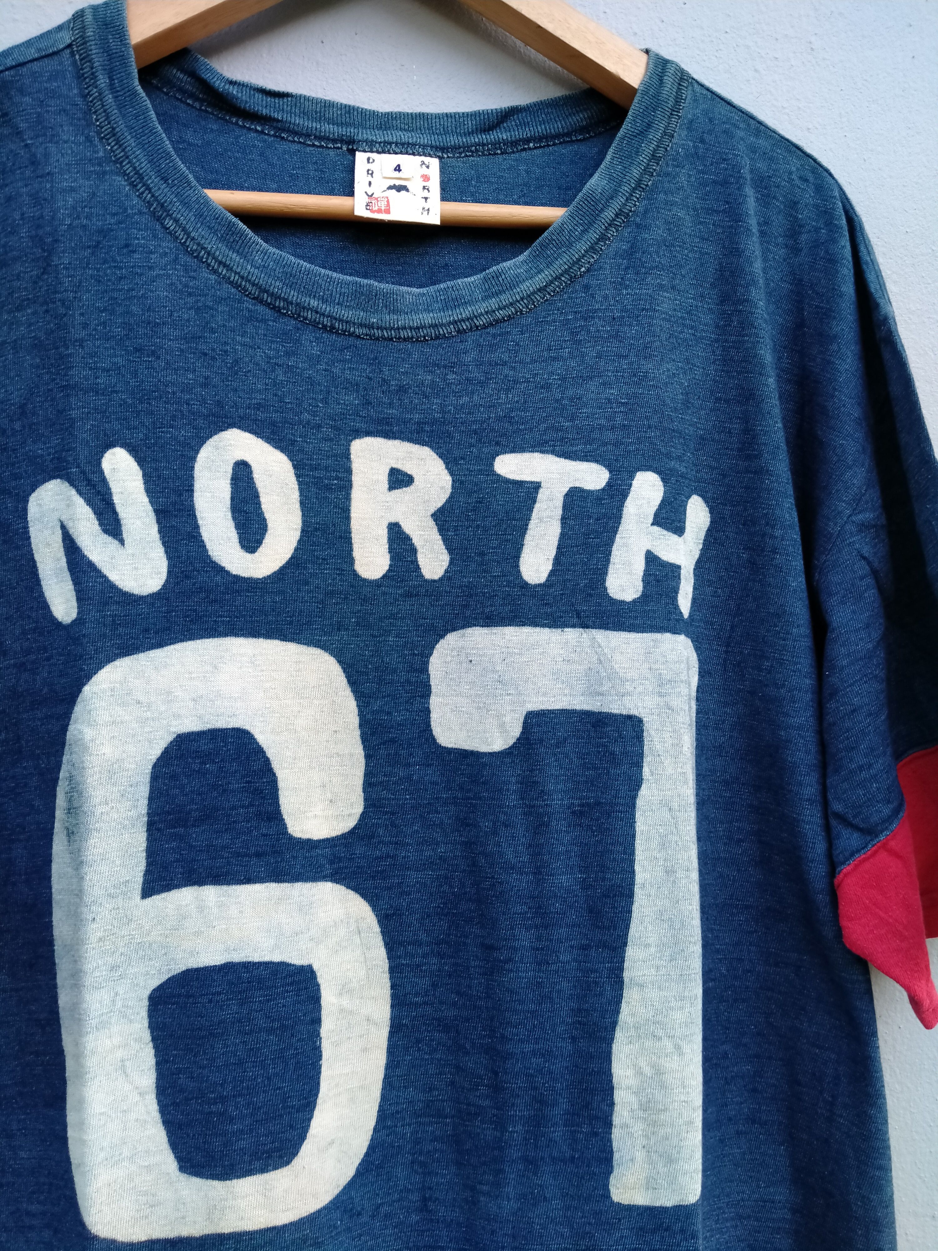 Japanese Brand Vintage Japanese Brand Blue Faded Indigo Drive North 67 Size US XL / EU 56 / 4 - 3 Thumbnail
