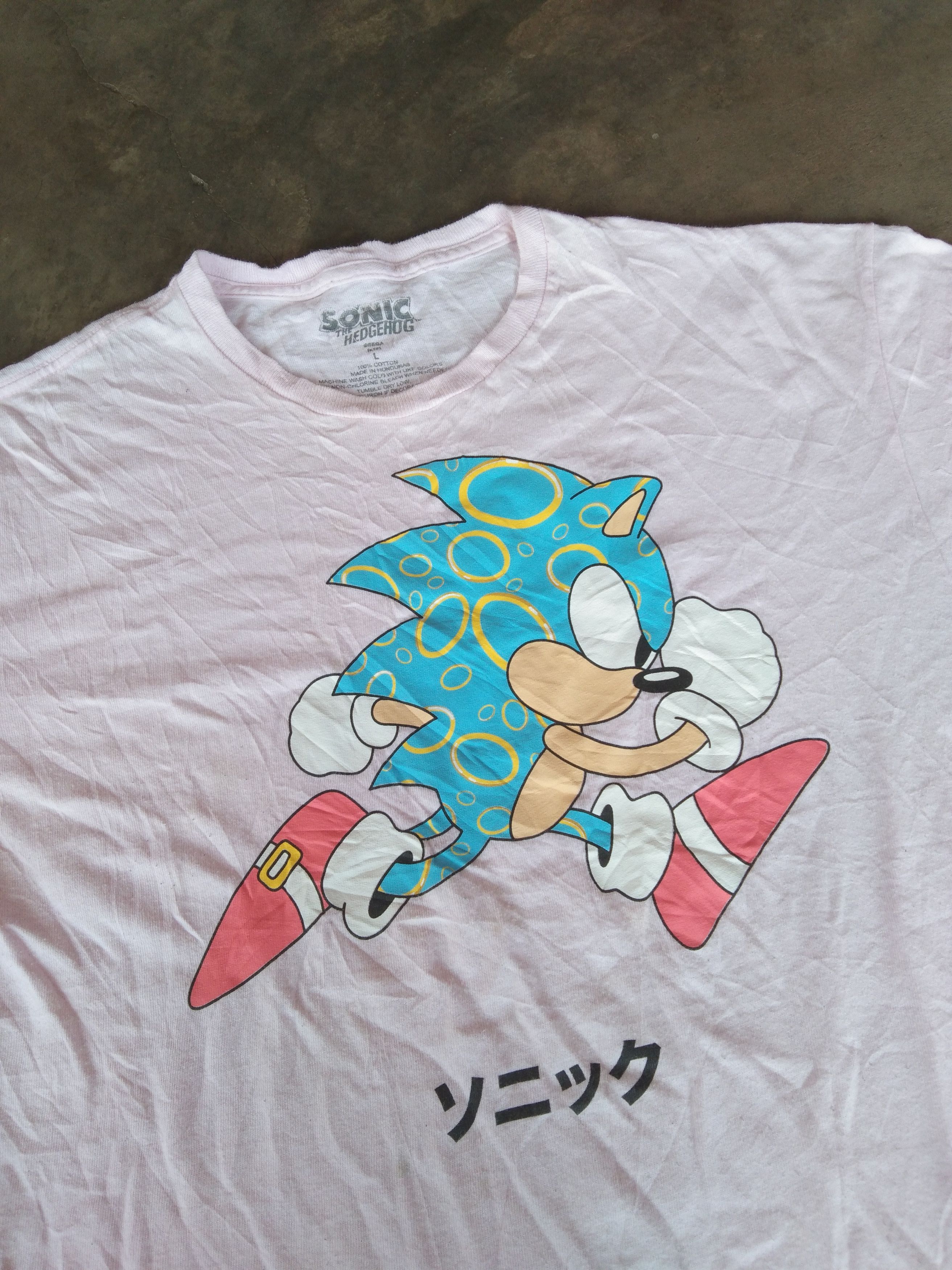 Cartoon Network × Vintage Sonic The Hedgehog Vintage T Shirt Size US L / EU 52-54 / 3 - 1 Thumbnail