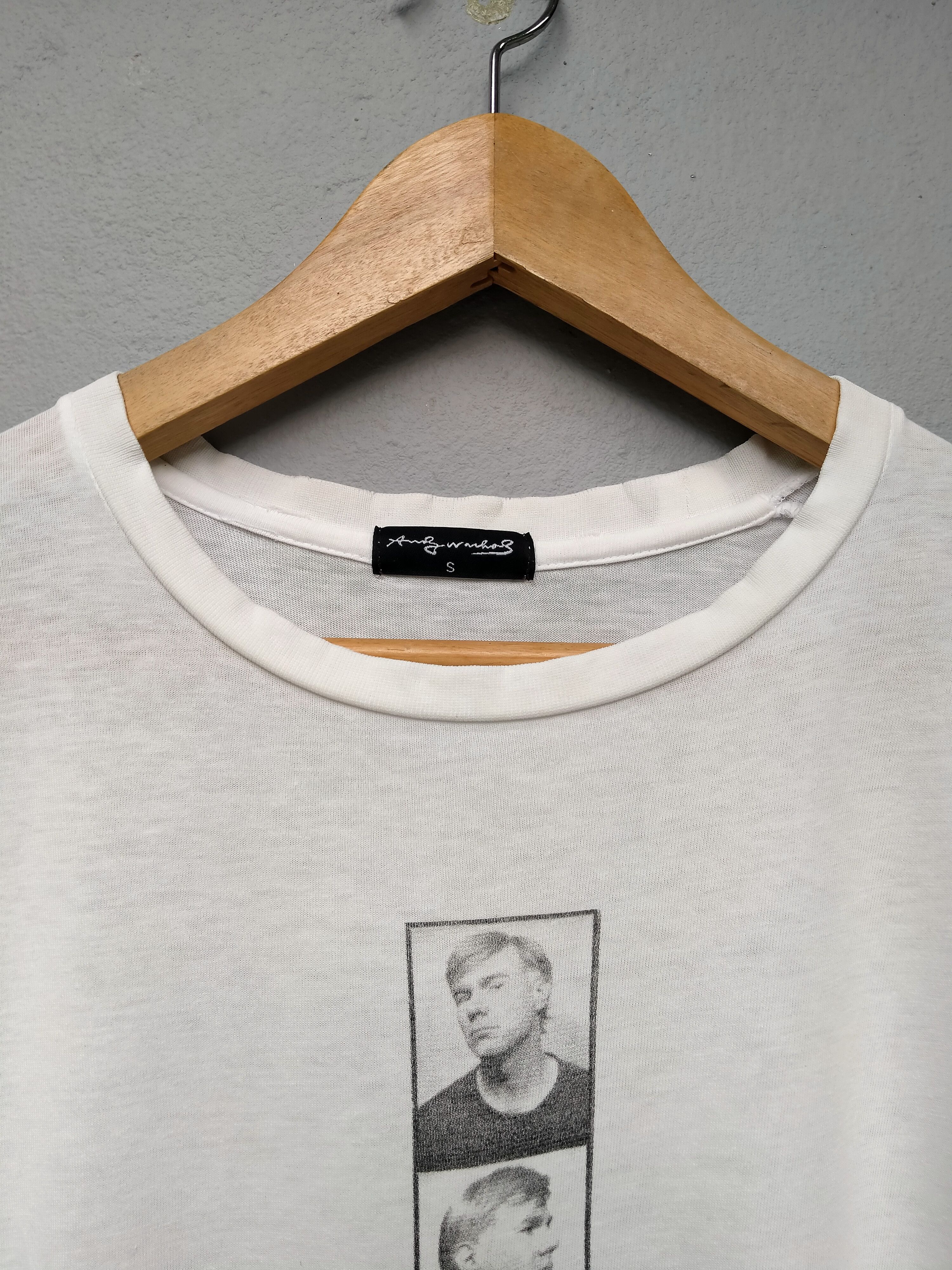 Andy Warhol Vintage 90s Andy Warhol Photo Passport Distressed Tee Size US S / EU 44-46 / 1 - 3 Thumbnail