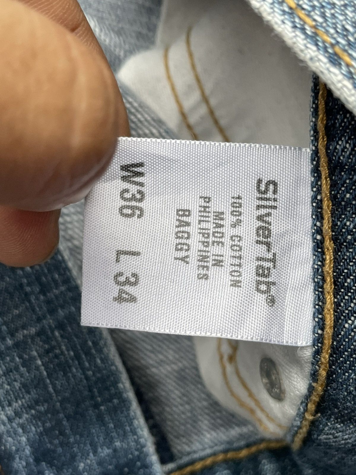 Levi's × Vintage Vintage 2008 Levis Silvertab Baggy Size US 37 - 15 Thumbnail