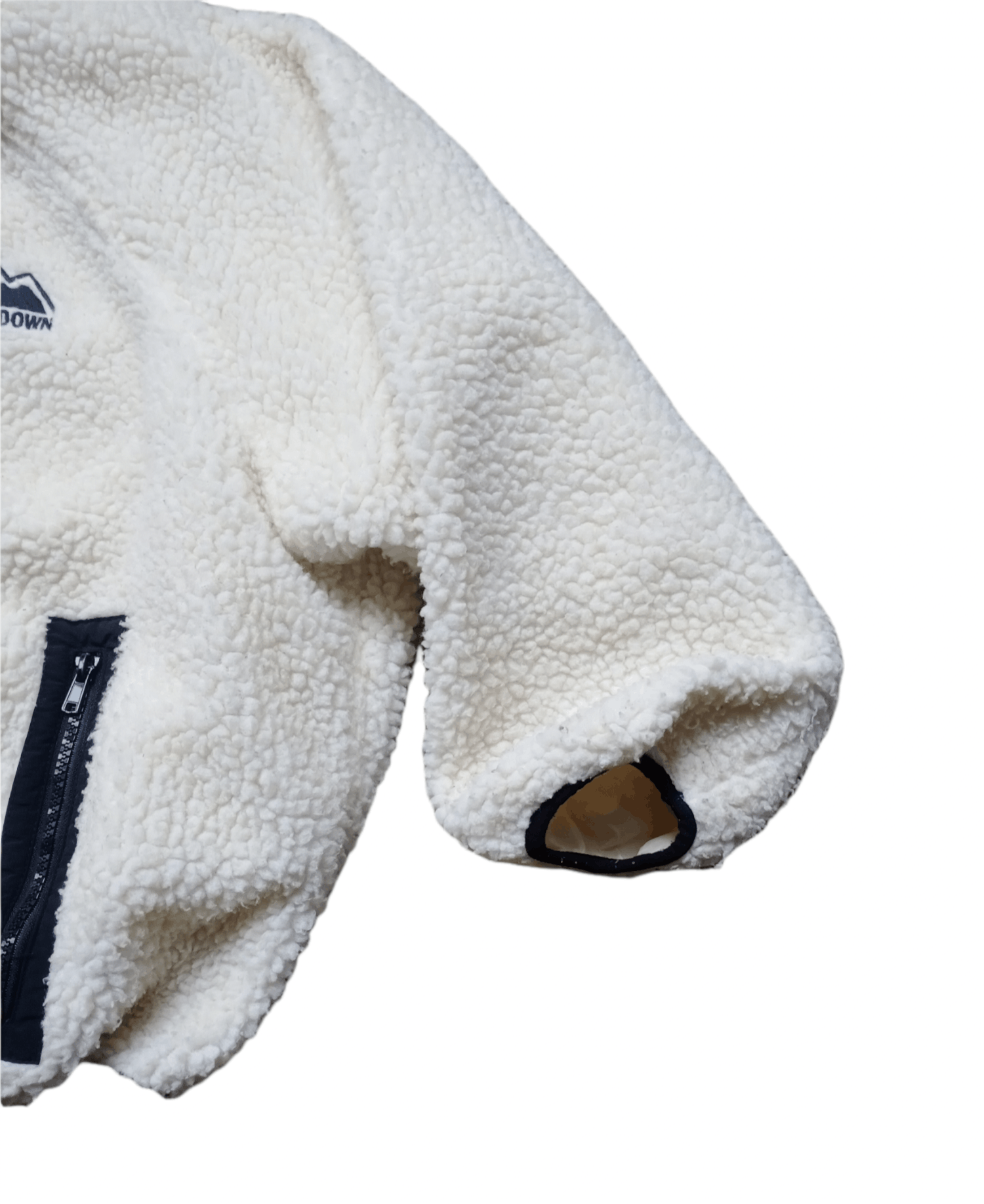 Japanese Brand Vintage First Down Deep Pile Fleece Jacket Size L / US 10 / IT 46 - 2 Thumbnail