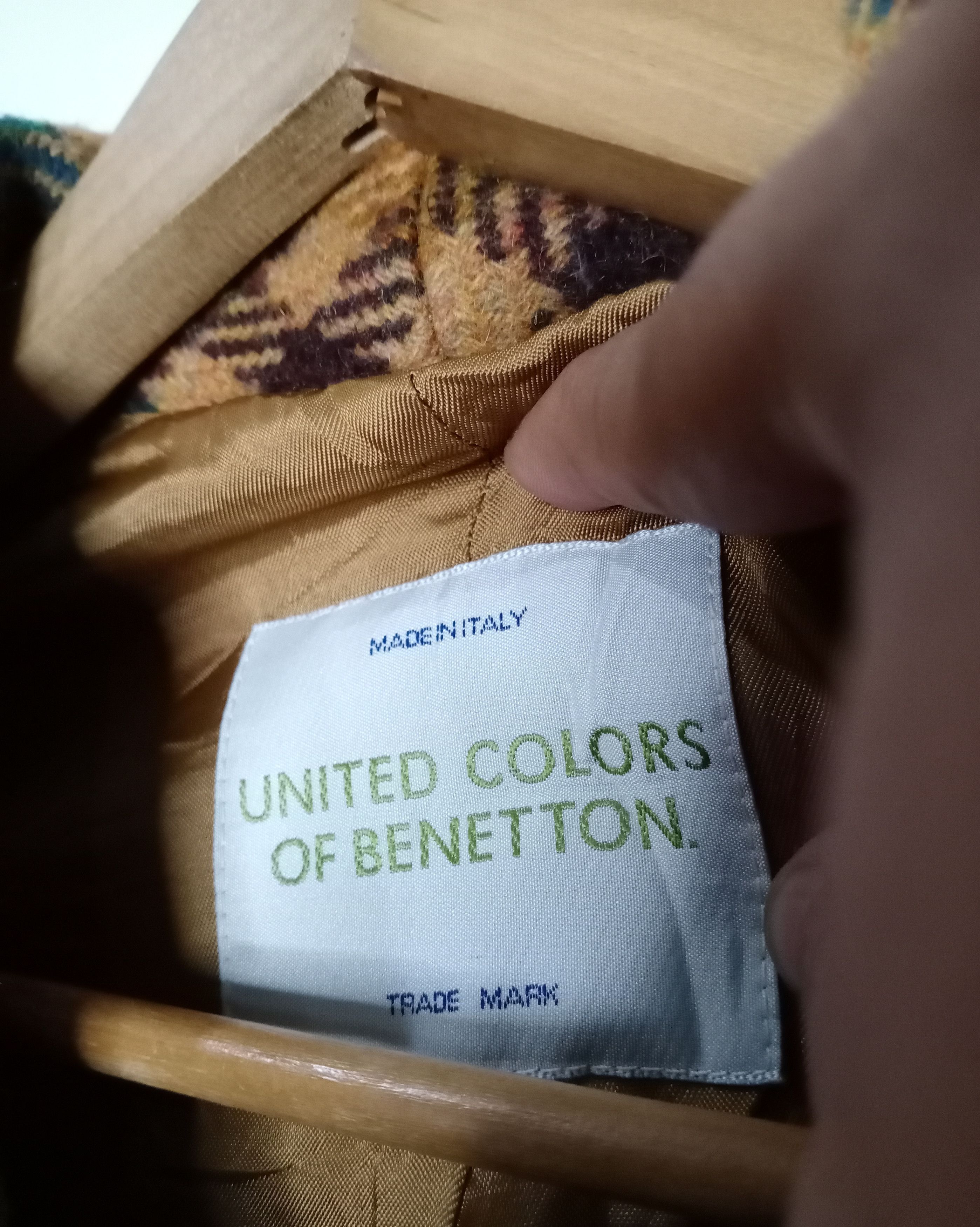Designer × United Colors Of Benetton United Colors Of Benetton Wool Short Jacket Size M / US 6-8 / IT 42-44 - 5 Thumbnail