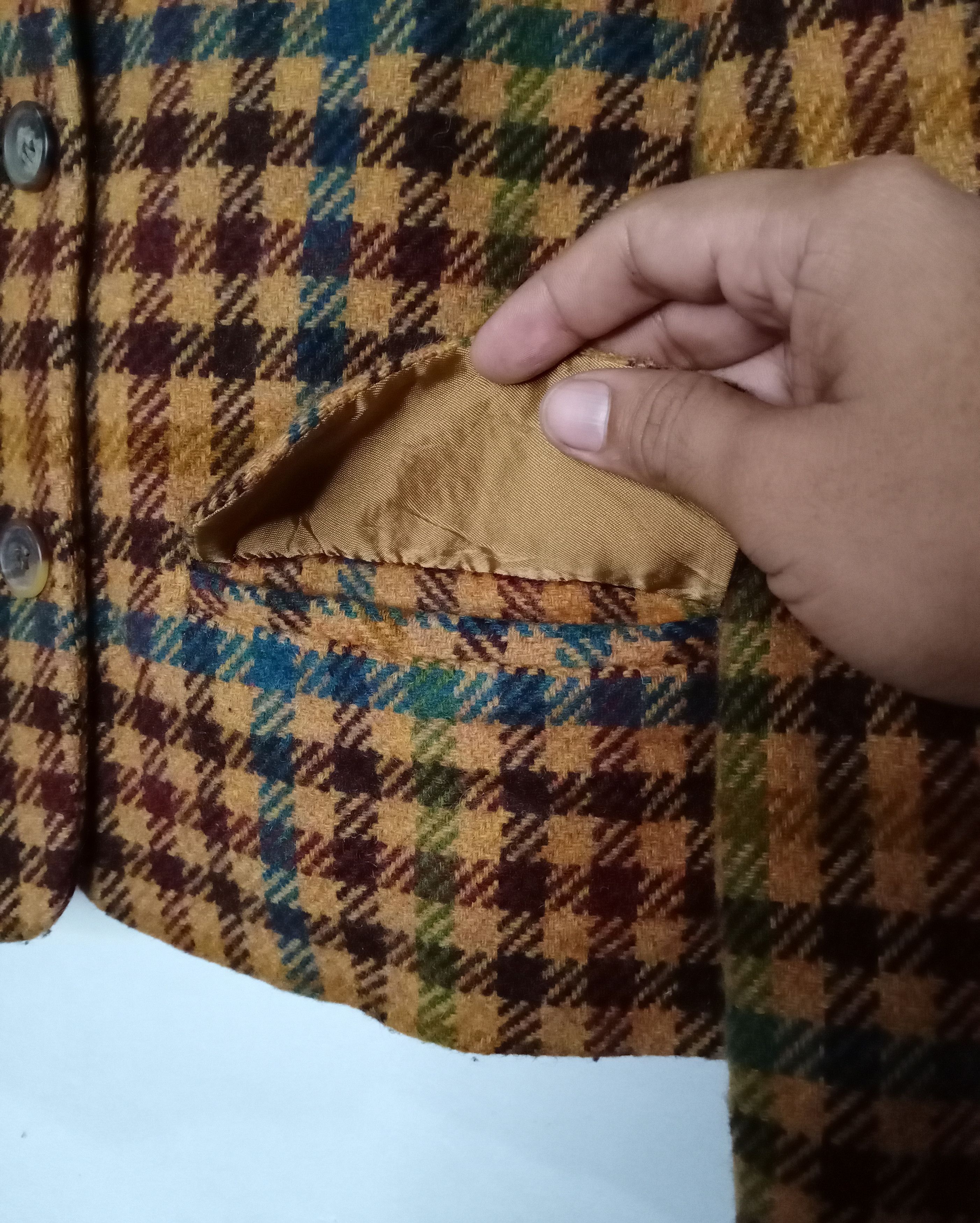 Designer × United Colors Of Benetton United Colors Of Benetton Wool Short Jacket Size M / US 6-8 / IT 42-44 - 3 Thumbnail