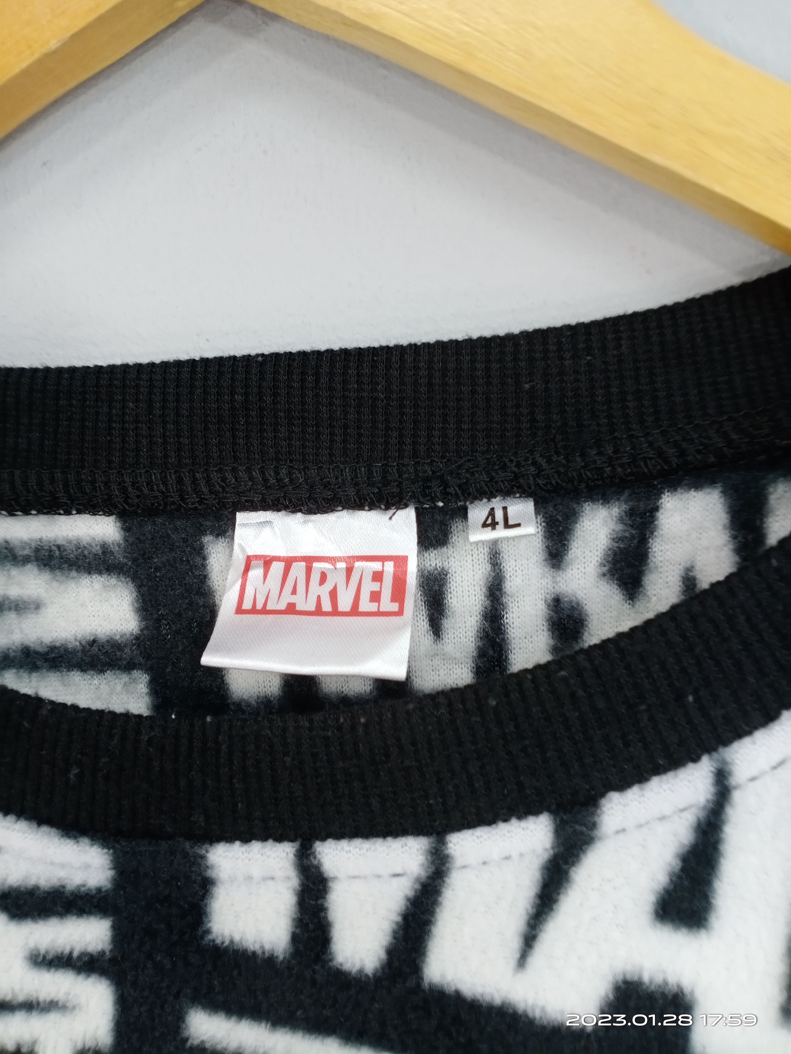 Japanese Brand × Marvel Comics 💥RARE💥Marvel Fullprint Fleece Sweatshirt Size US L / EU 52-54 / 3 - 7 Thumbnail