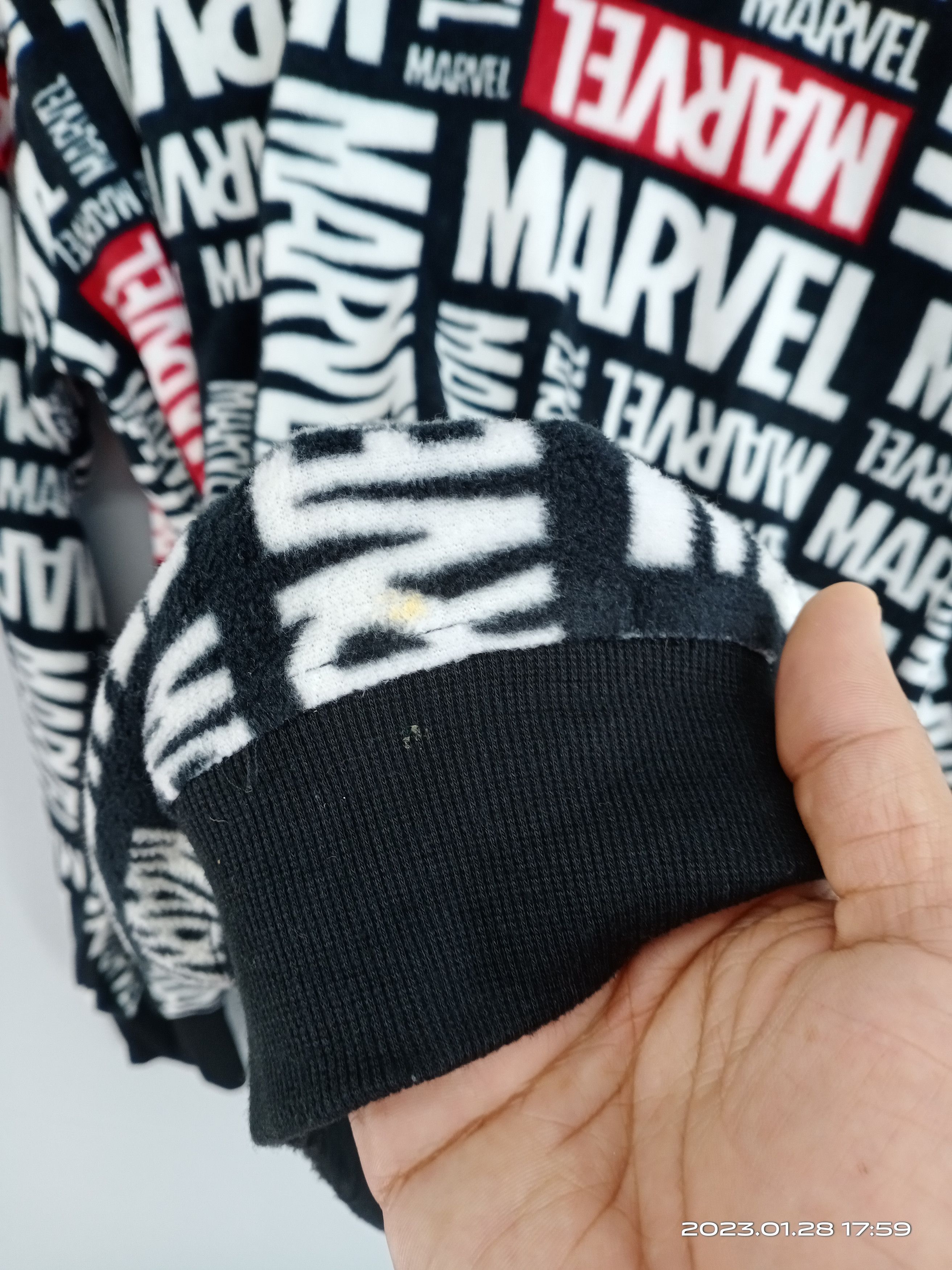 Japanese Brand × Marvel Comics 💥RARE💥Marvel Fullprint Fleece Sweatshirt Size US L / EU 52-54 / 3 - 4 Thumbnail