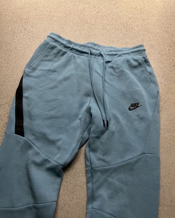 Nike Rare Nike Baby Blue Tech Fleece Jogger Pants Grailed