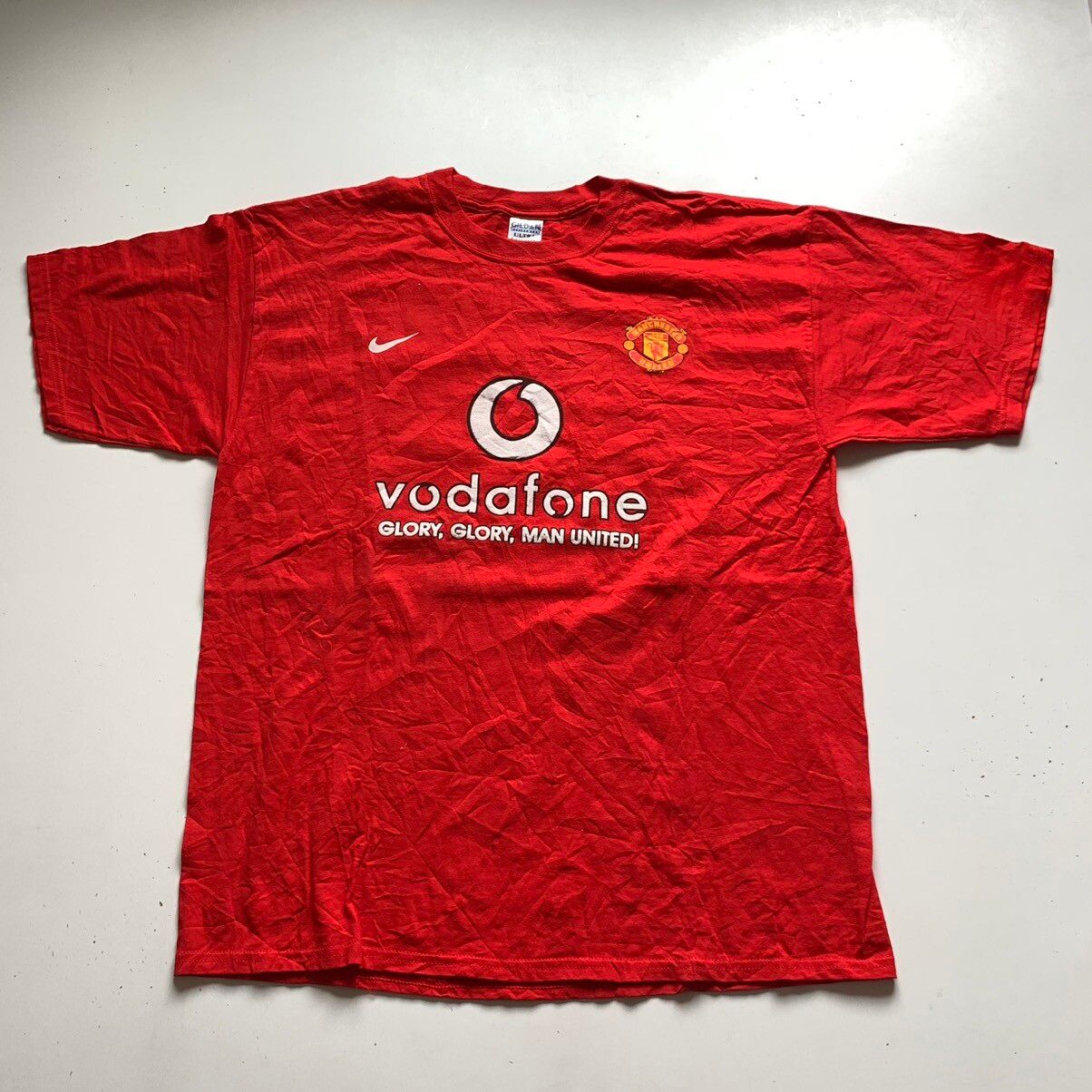 Nike Vintage 2004 Manchester United nike graphic t shirt red Size US XL / EU 56 / 4 - 2 Preview