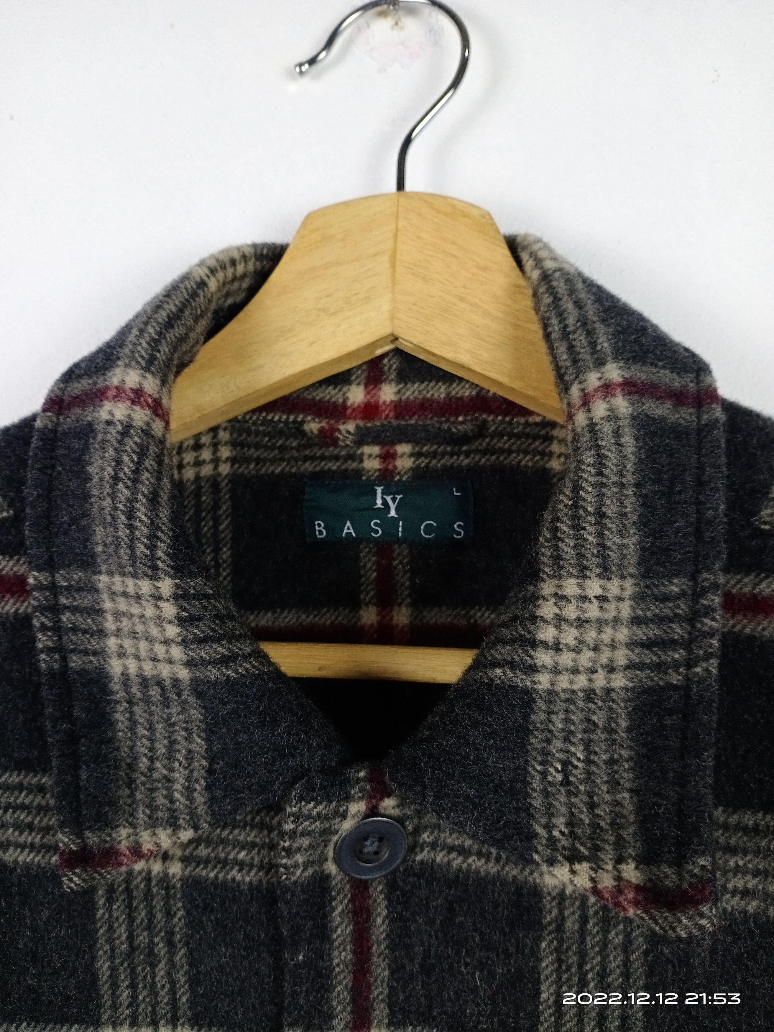 Issey Miyake 💥RARE💥Vintage Iy Basic By Issey Miyake Wool Jacket Size US L / EU 52-54 / 3 - 4 Thumbnail