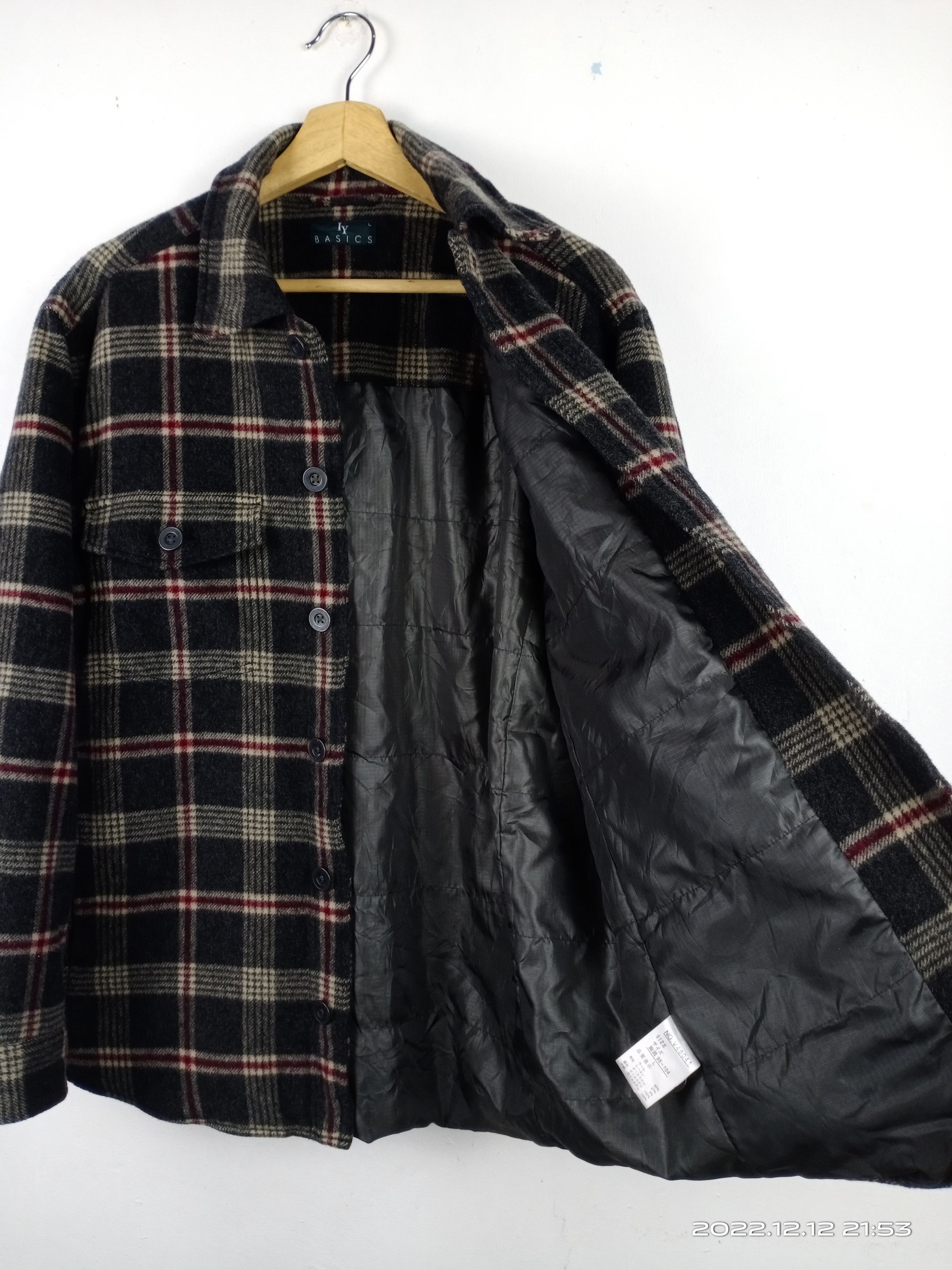 Issey Miyake 💥RARE💥Vintage Iy Basic By Issey Miyake Wool Jacket Size US L / EU 52-54 / 3 - 3 Thumbnail