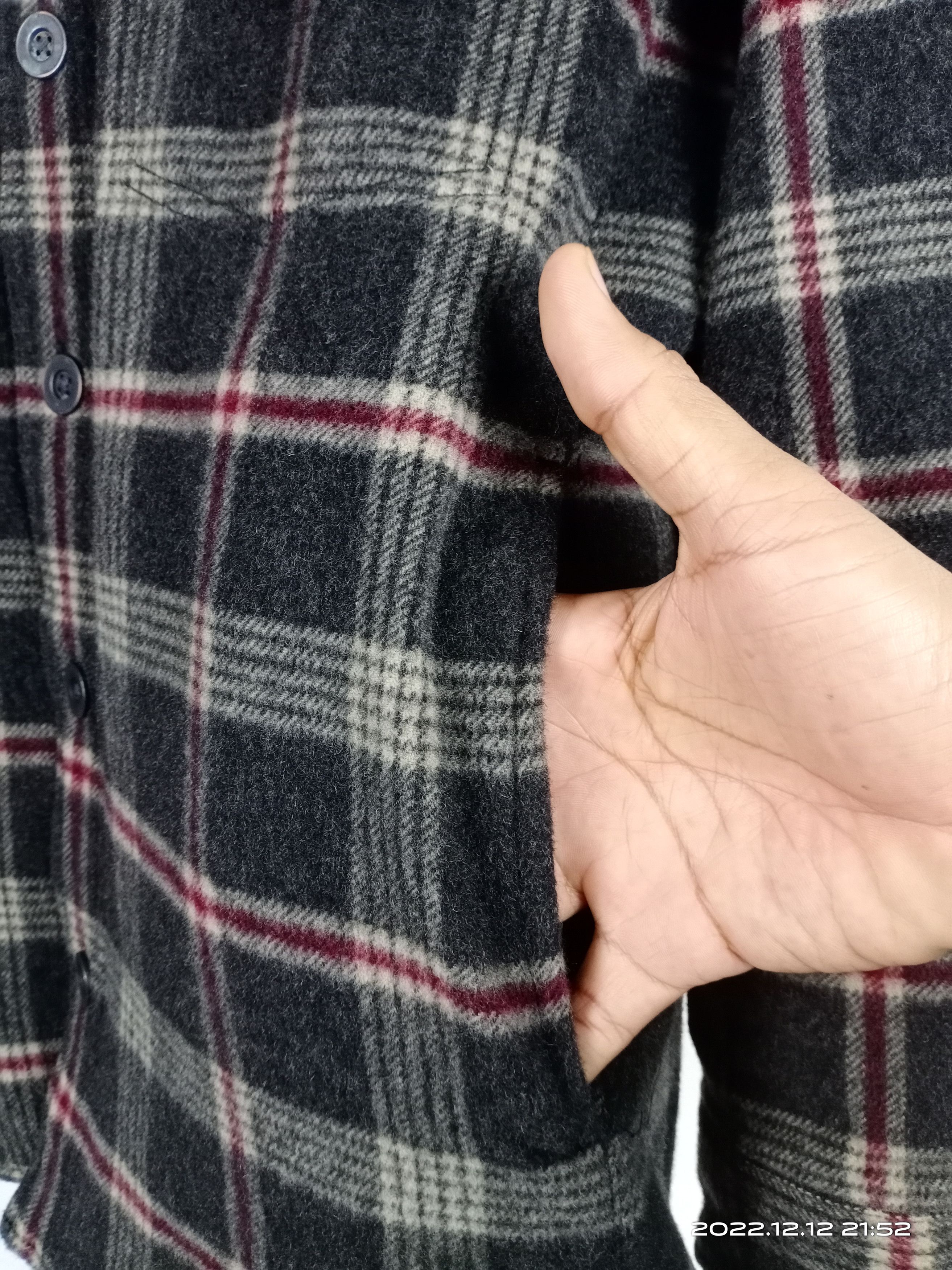 Issey Miyake 💥RARE💥Vintage Iy Basic By Issey Miyake Wool Jacket Size US L / EU 52-54 / 3 - 5 Thumbnail