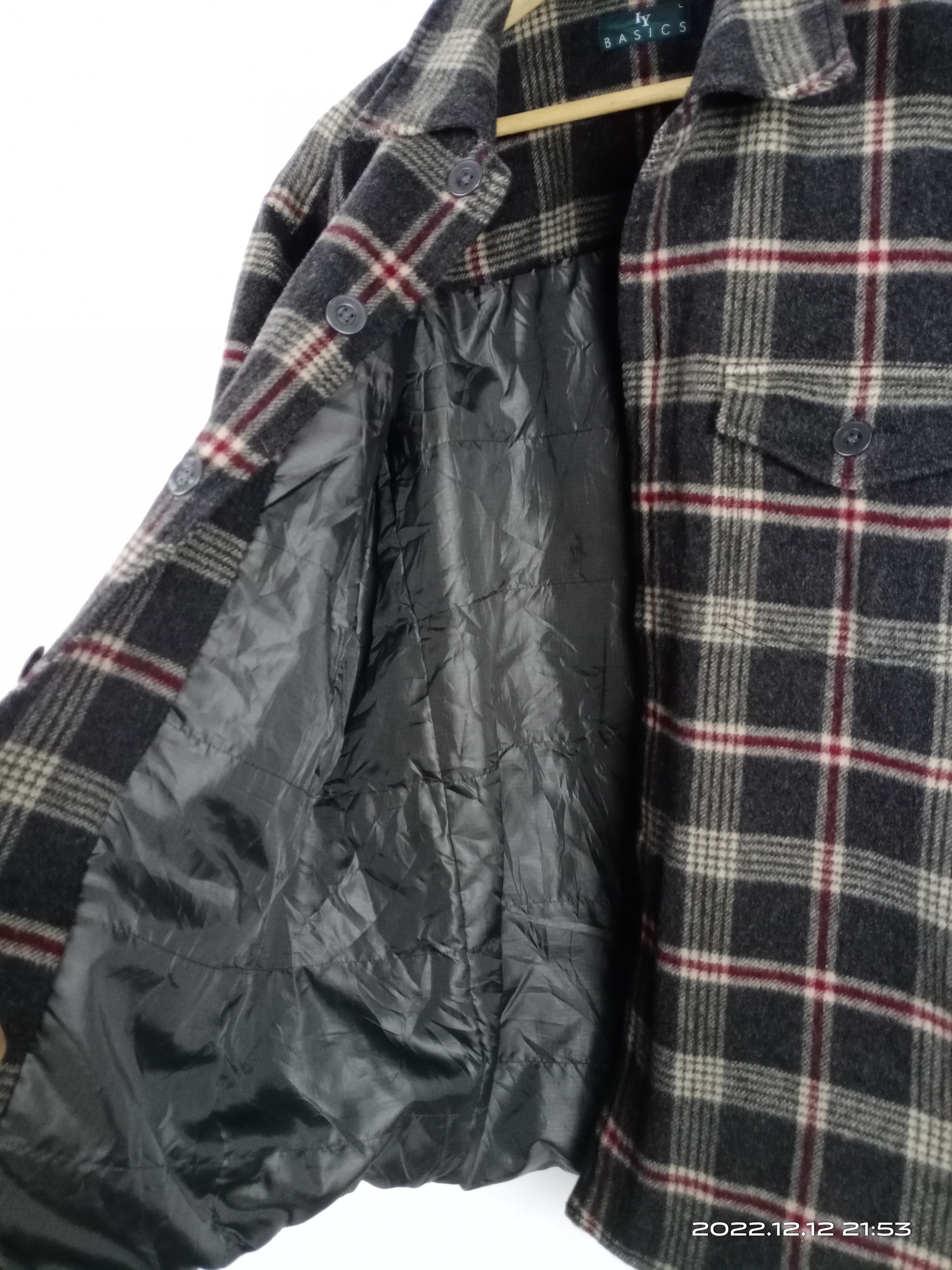 Issey Miyake 💥RARE💥Vintage Iy Basic By Issey Miyake Wool Jacket Size US L / EU 52-54 / 3 - 7 Thumbnail