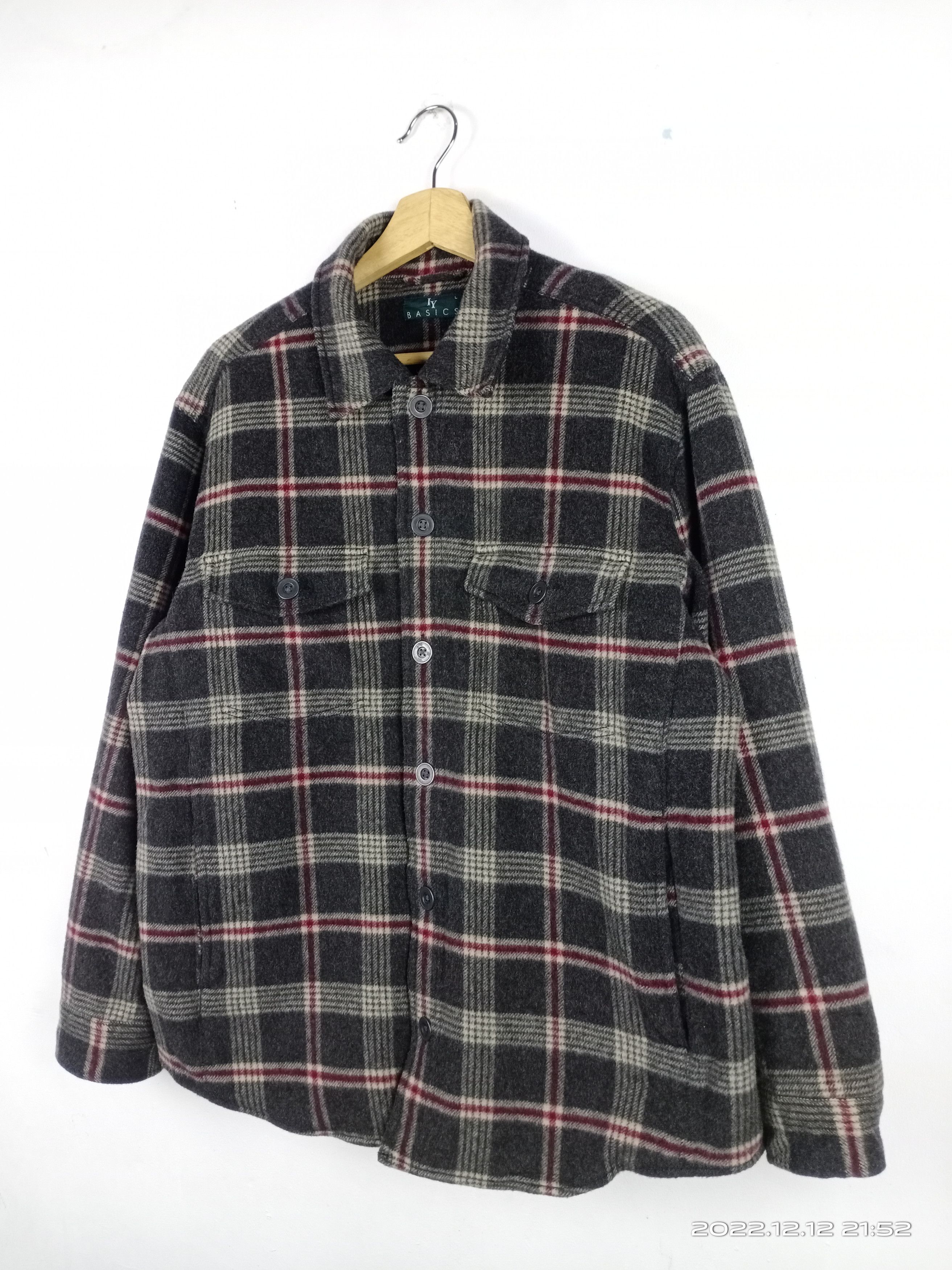 Issey Miyake 💥RARE💥Vintage Iy Basic By Issey Miyake Wool Jacket Size US L / EU 52-54 / 3 - 2 Thumbnail