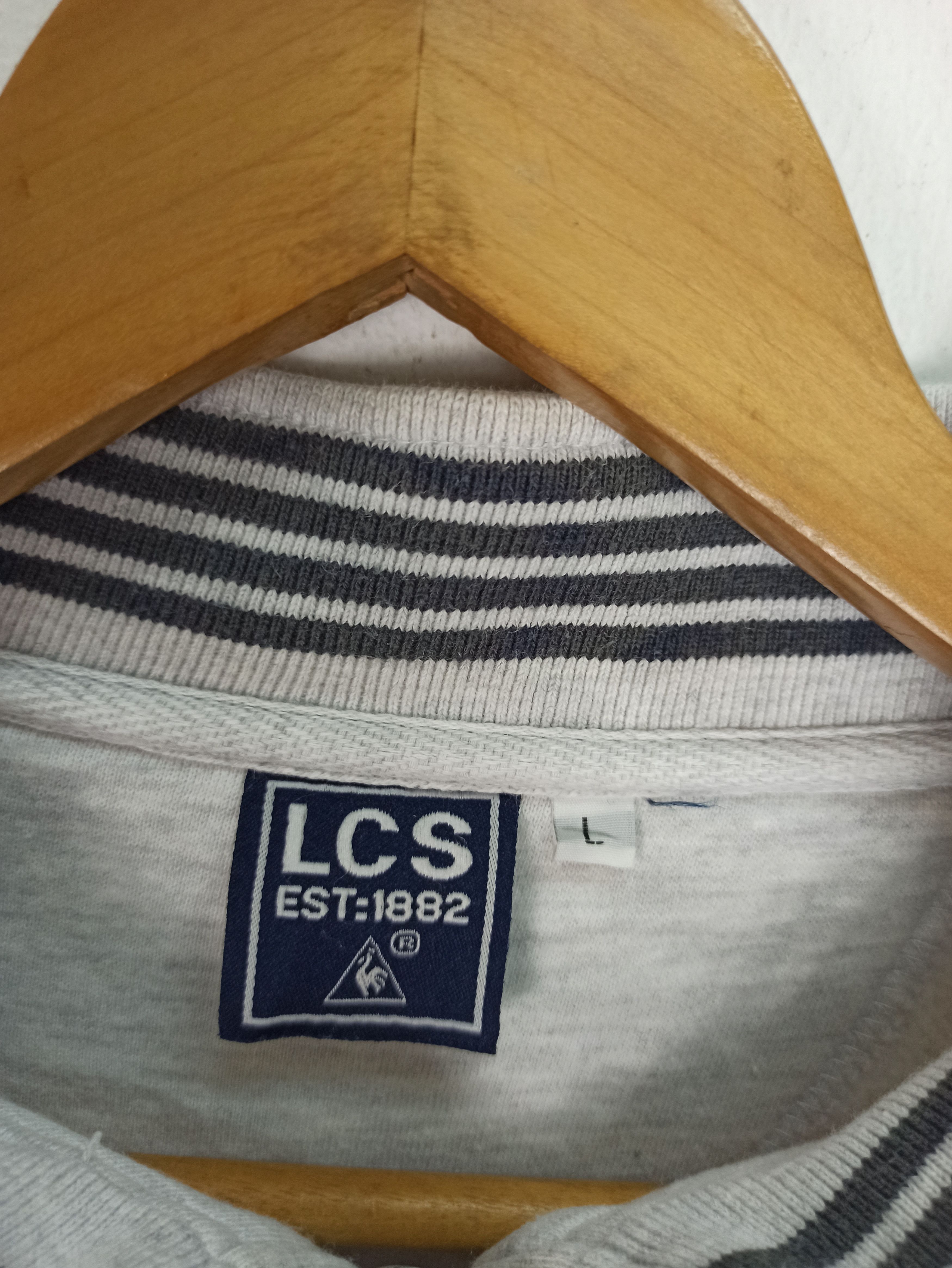Le Coq Sportif Vintage Le Coq Sportif sweatshirt Jumper half zipper (c40) Size US L / EU 52-54 / 3 - 4 Thumbnail