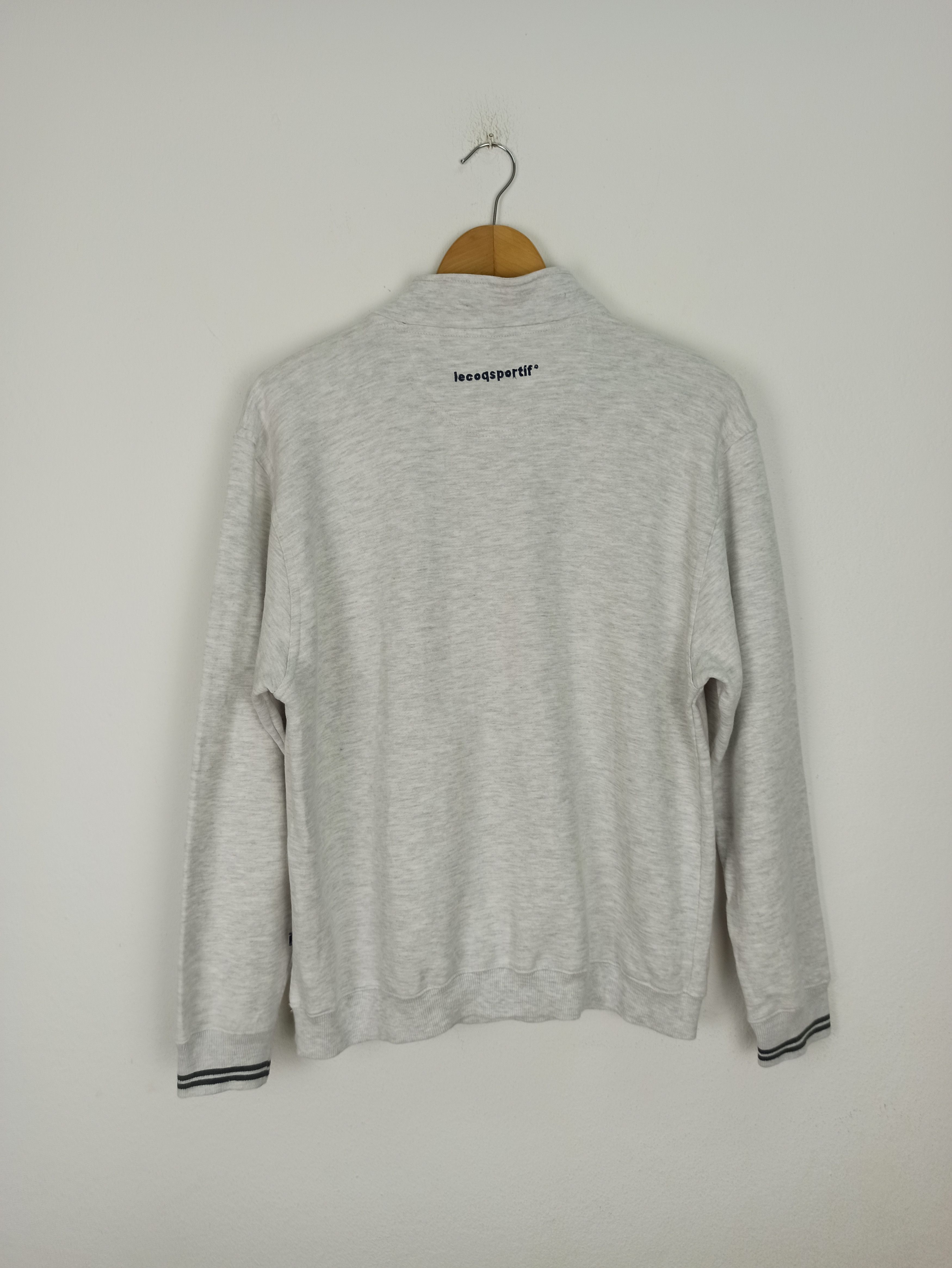 Le Coq Sportif Vintage Le Coq Sportif sweatshirt Jumper half zipper (c40) Size US L / EU 52-54 / 3 - 3 Thumbnail