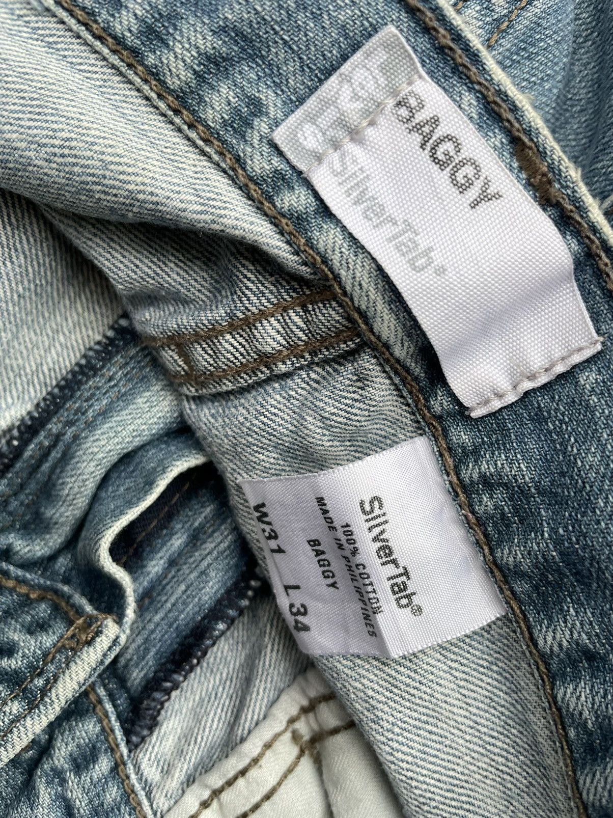Levi's Vintage 2005 Levis Silver Tab Baggy Size US 32 / EU 48 - 15 Thumbnail