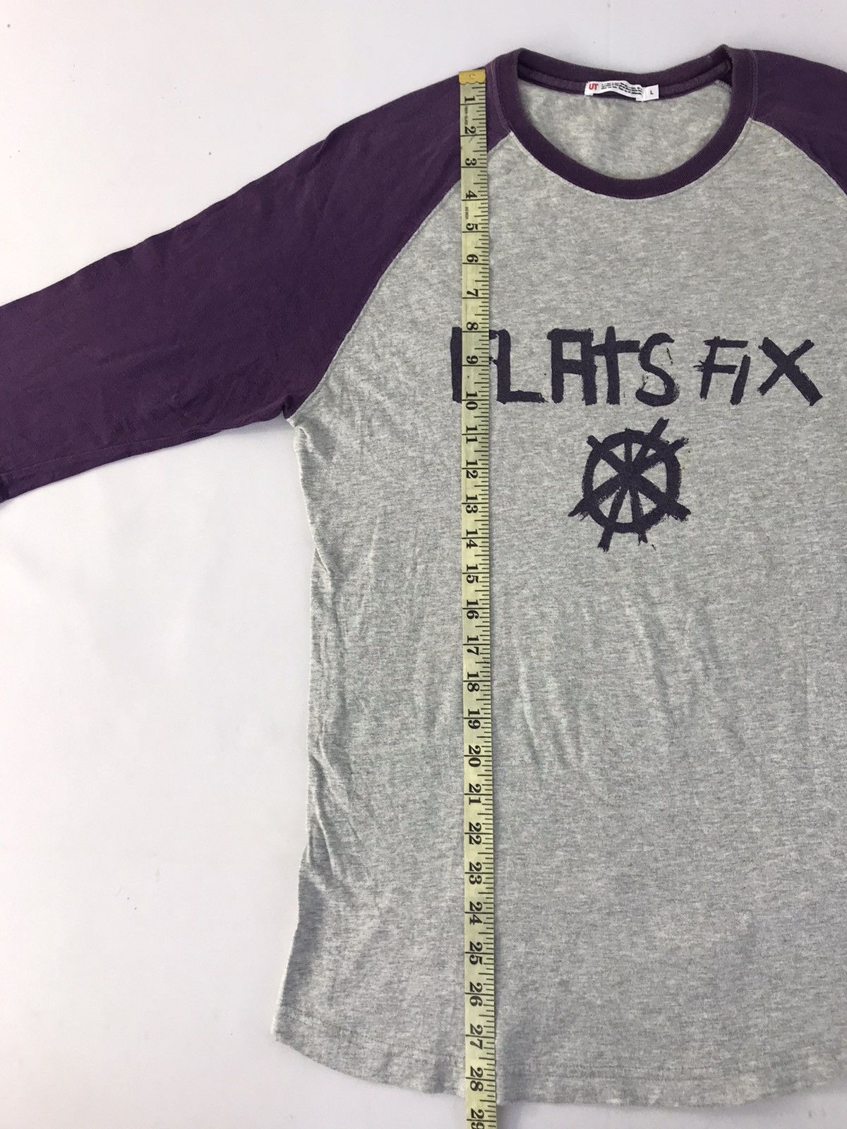 Jean-Michel Basquiat Jean Michel Basquiat Flats Fix 3 Quater Raglan Printed Tee Size US L / EU 52-54 / 3 - 7 Thumbnail