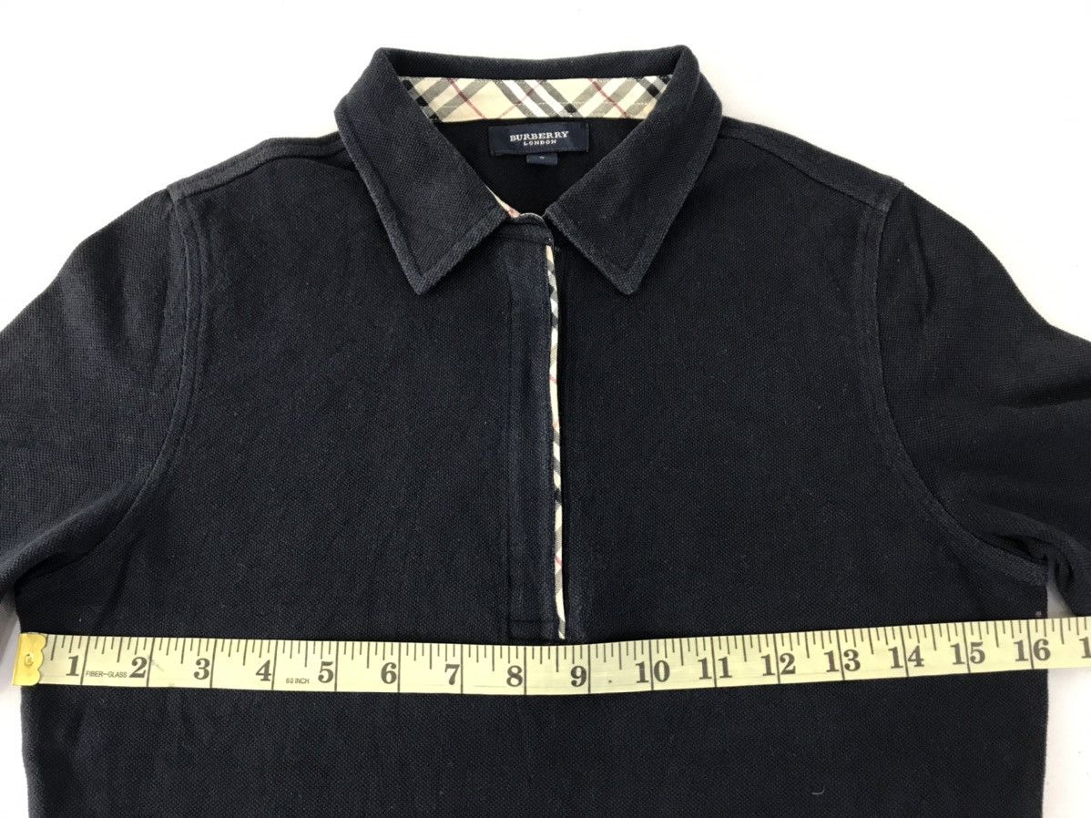 Burberry Burberry London Nova Check Monogram Plain Longsleeve Polo Size S / US 4 / IT 40 - 7 Thumbnail