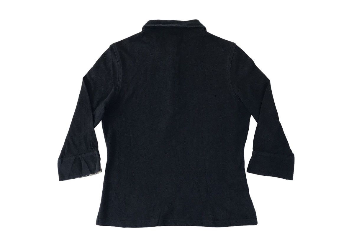 Burberry Burberry London Nova Check Monogram Plain Longsleeve Polo Size S / US 4 / IT 40 - 2 Thumbnail