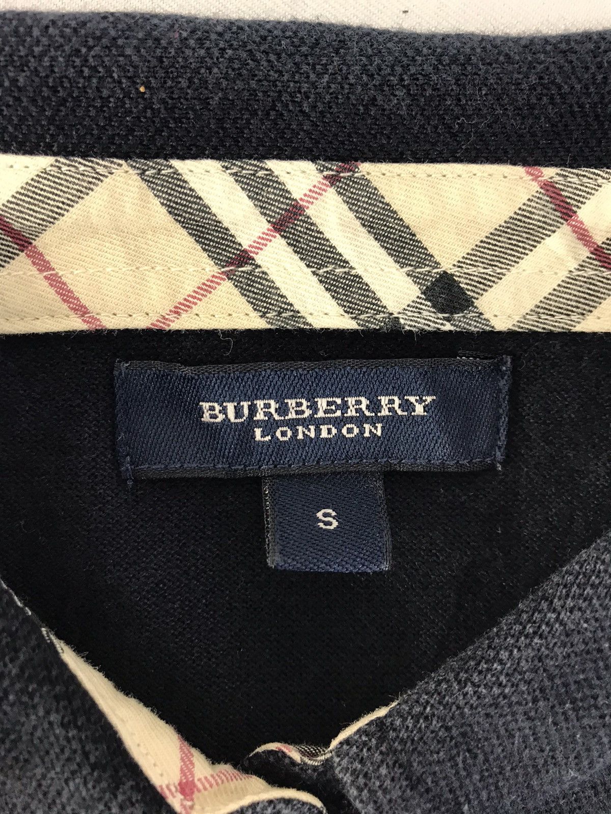 Burberry Burberry London Nova Check Monogram Plain Longsleeve Polo Size S / US 4 / IT 40 - 5 Thumbnail