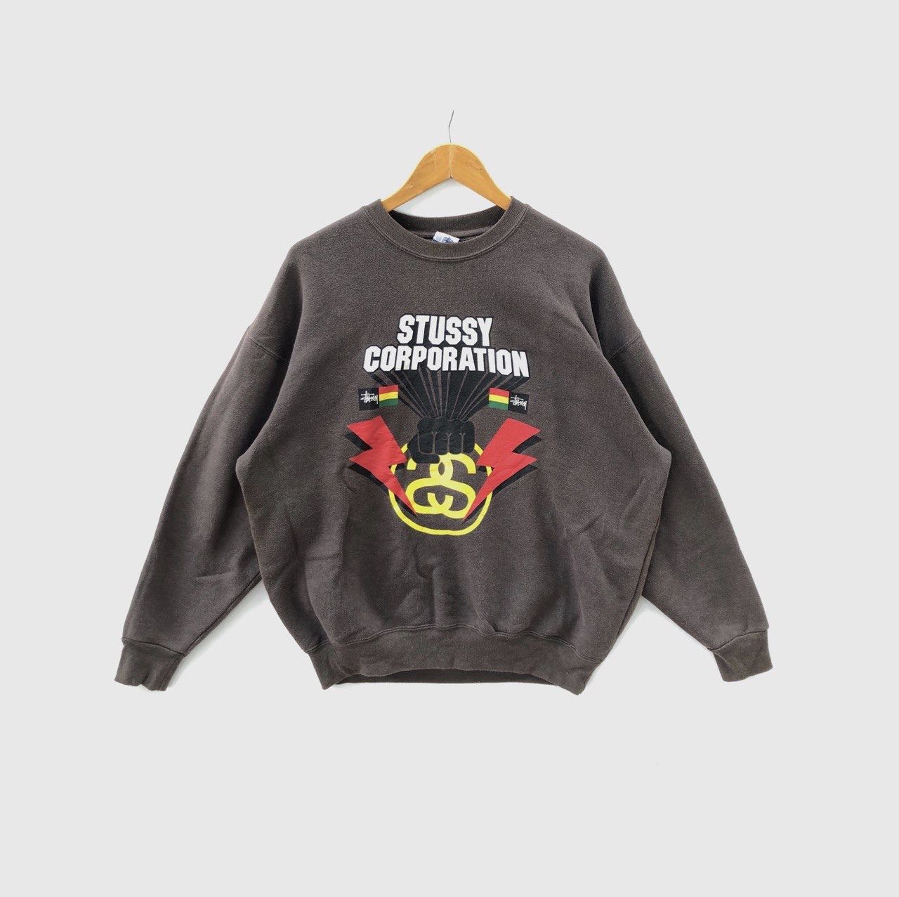 Stussy OG Vintage 90s Stussy Corporation Resist Baggy Sweatshirt Size US L / EU 52-54 / 3 - 1 Thumbnail