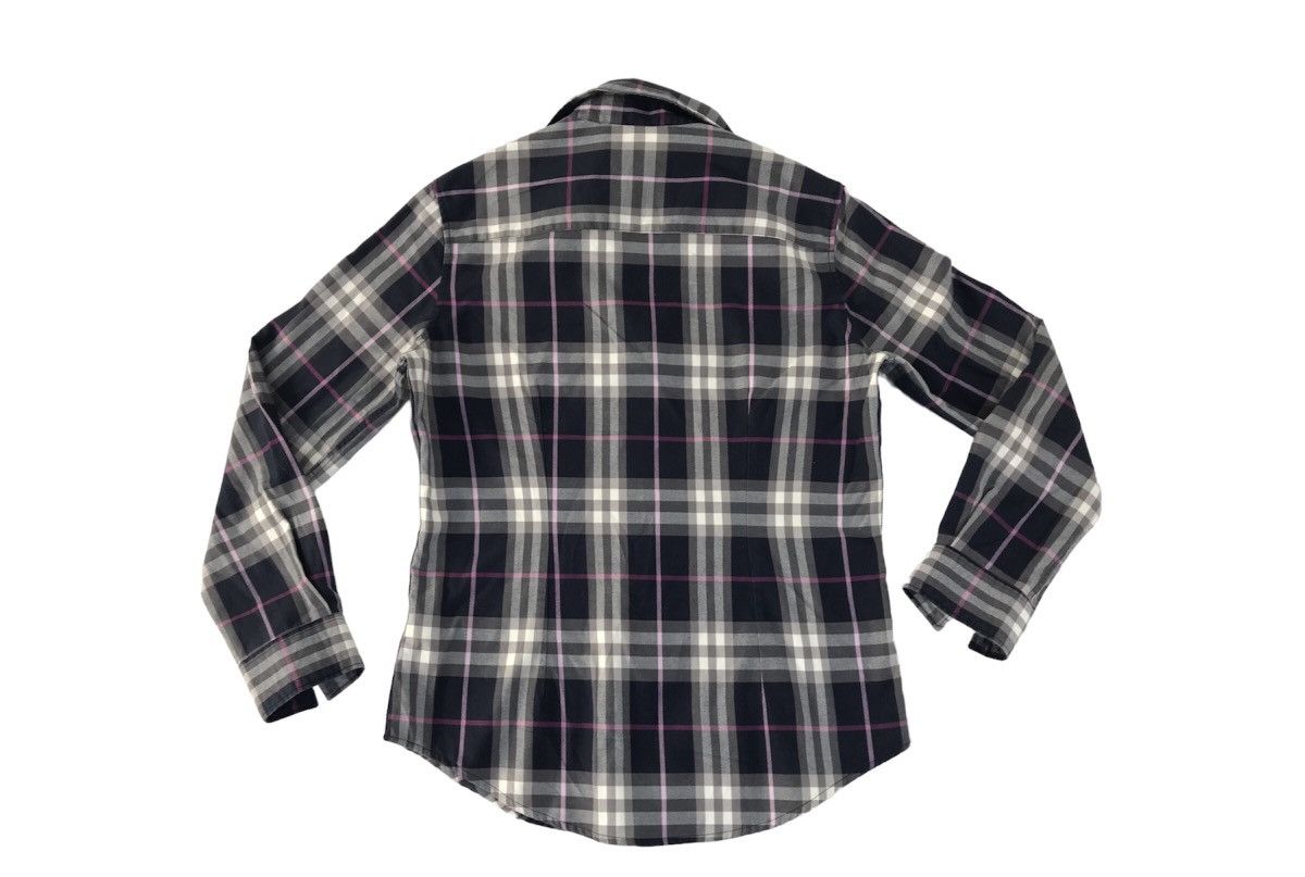 Burberry Burberry London Long Flannel Shirt Button Up Plaid Check Size S / US 4 / IT 40 - 4 Thumbnail