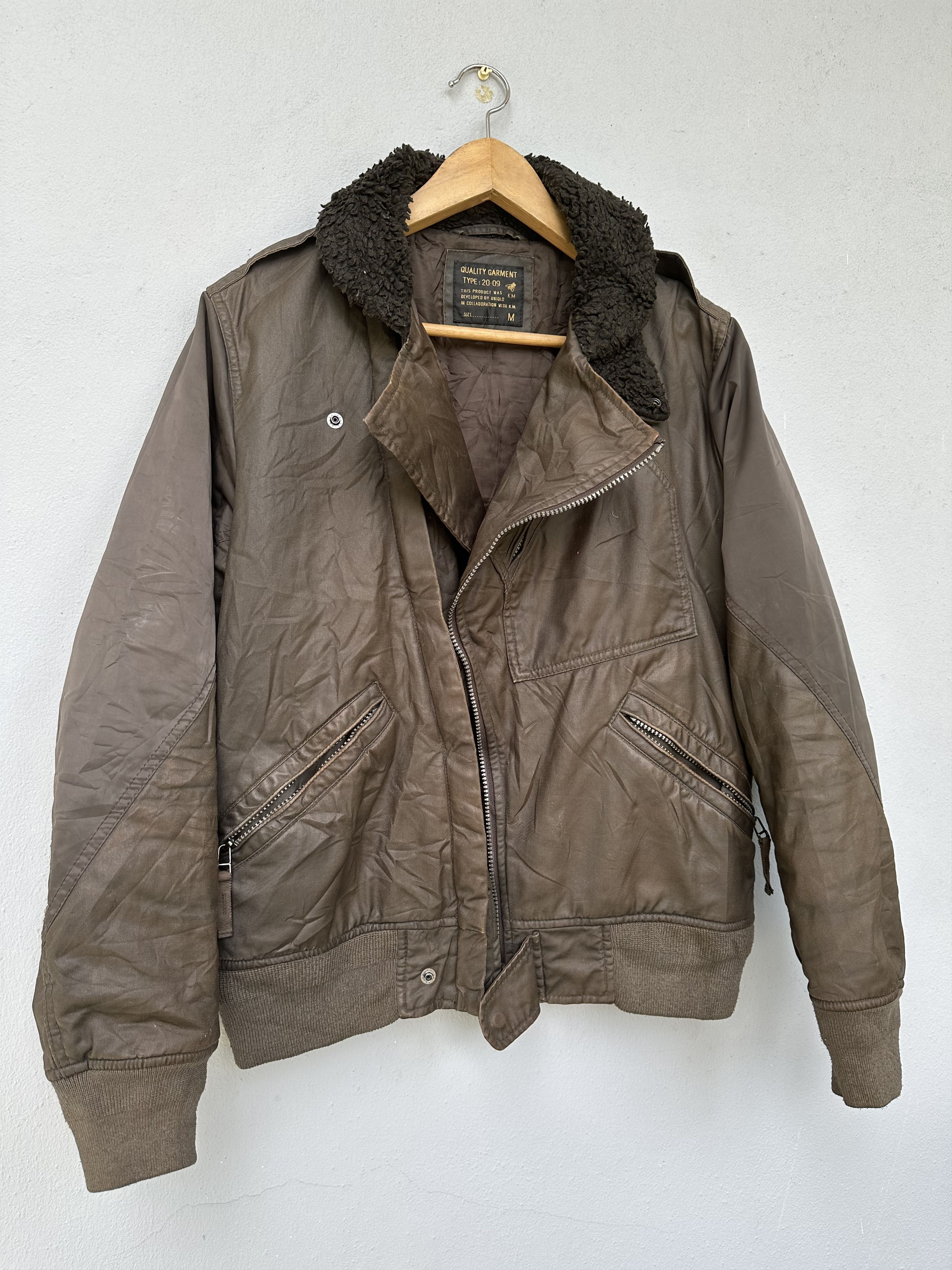 Kiminori Morishita Japanese Brand K.M Kiminori Morishita X Uniqlo Bomber Jacket Size US M / EU 48-50 / 2 - 2 Thumbnail