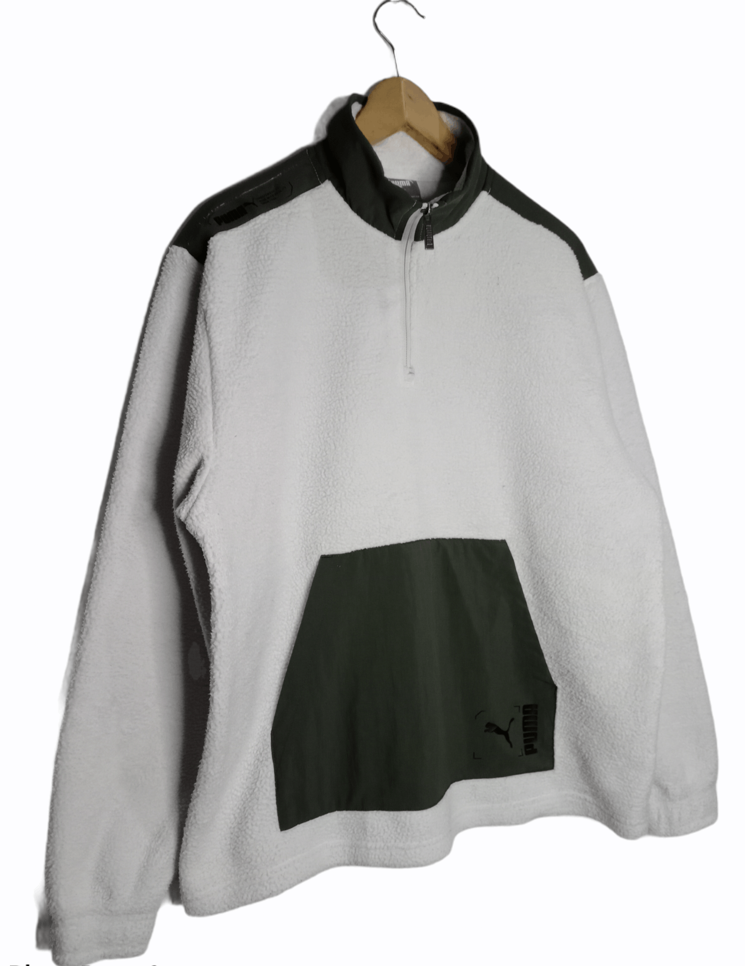 Puma Puma Half Zipper Fleece Deep Pile Jacket Size US L / EU 52-54 / 3 - 2 Thumbnail