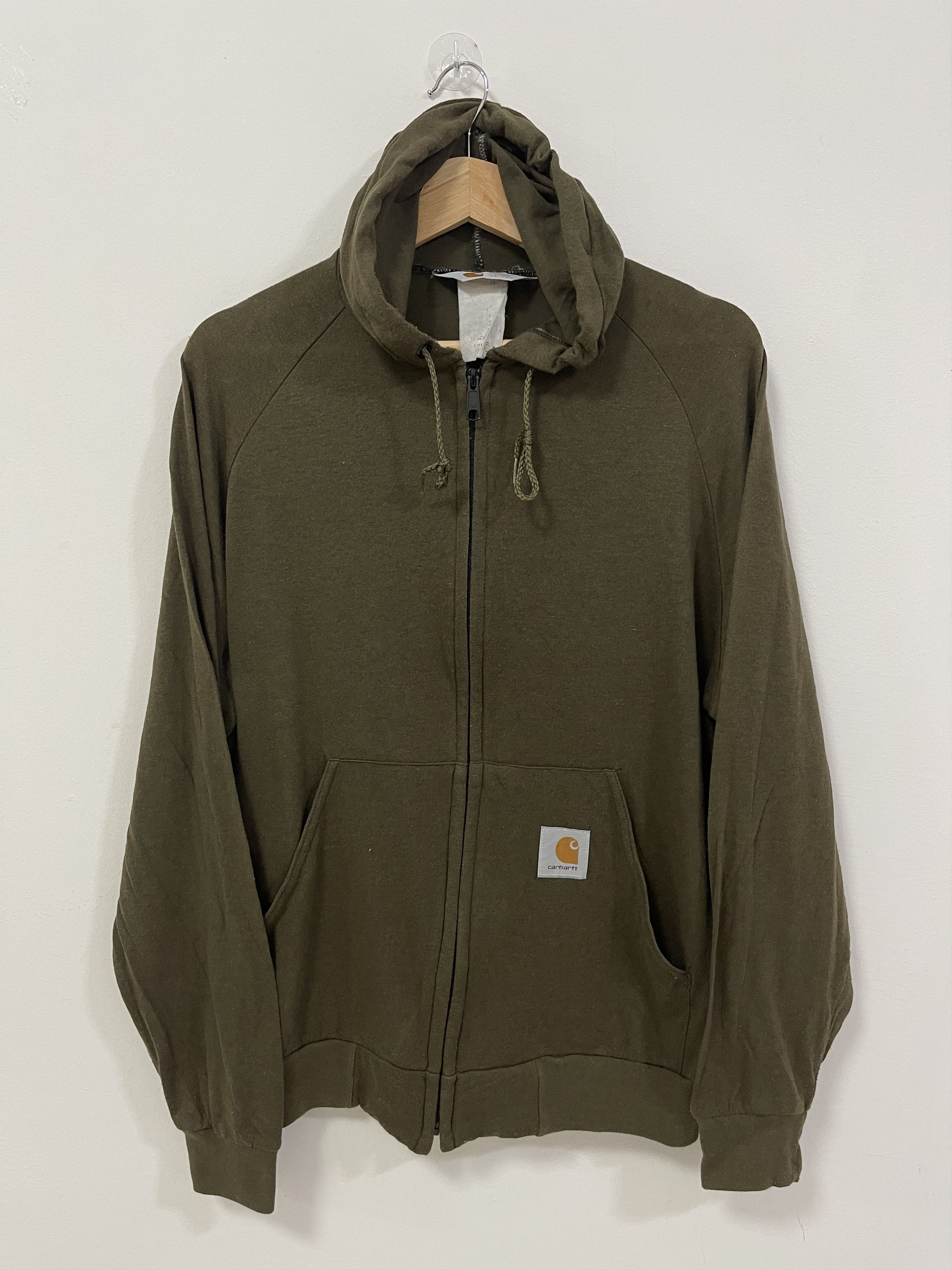 Carhartt × Vintage Distressed Carhartt Zip Up Hoodie Sweatshirt Size US S / EU 44-46 / 1 - 1 Thumbnail