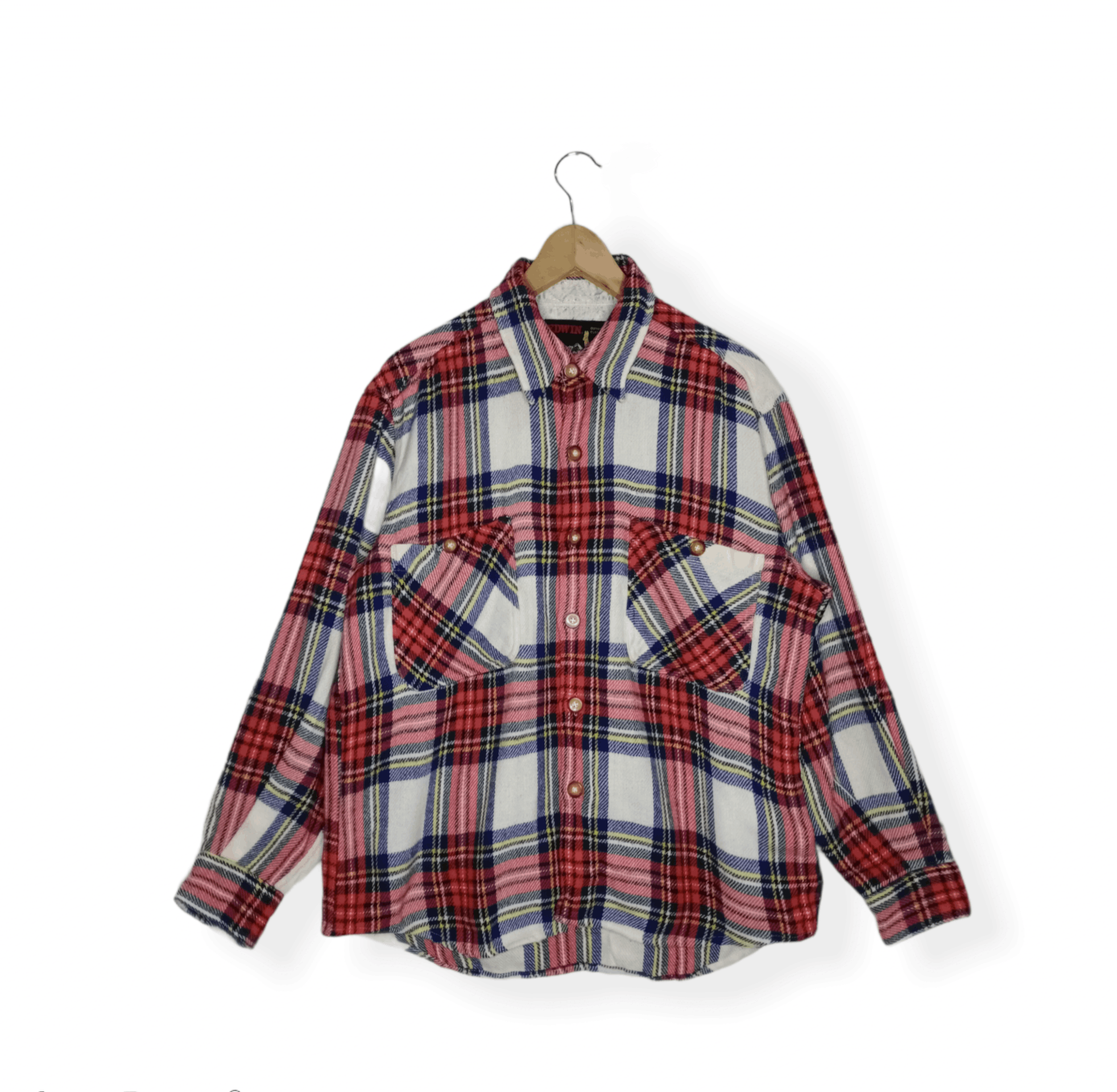VINTAGE EDWIN OUTDOOR FLANNEL BUTTON UP SHIRT