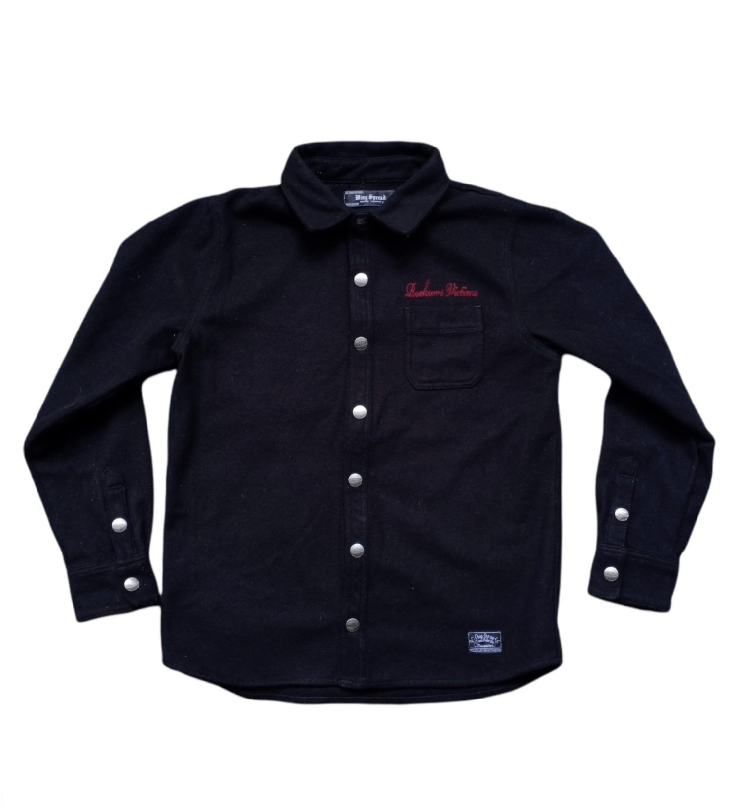 Indian Motorcycle VIntage Wing Spread Embroidery Fleece Button Jacket Size US M / EU 48-50 / 2 - 1 Thumbnail