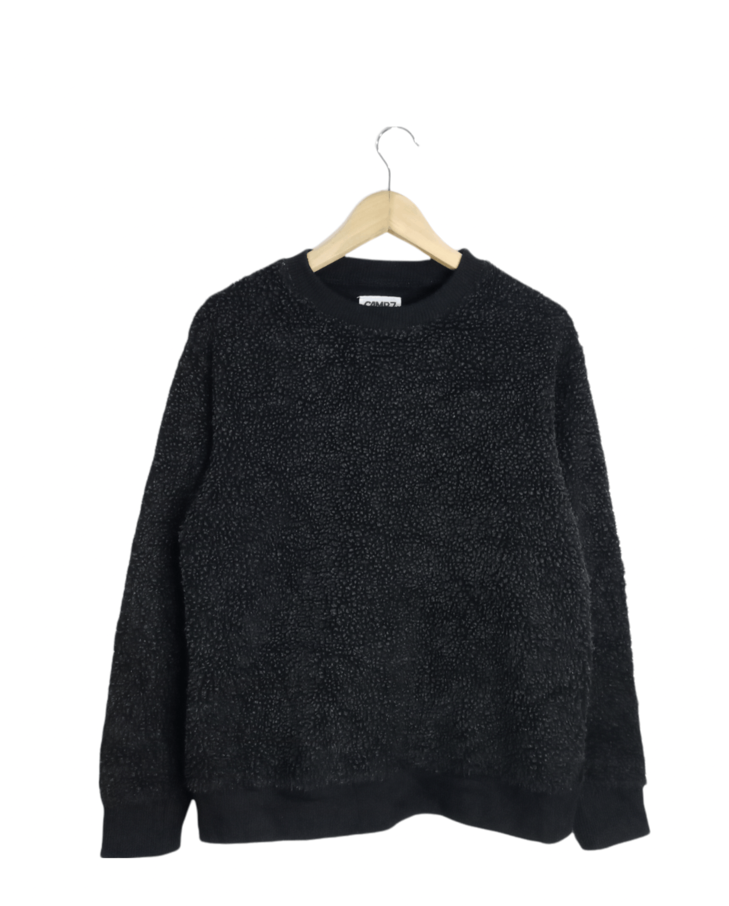 image of Outdoor Life Camp7 Fleece Deep Pile Sweatshirt in Black, Men's (Size Medium)