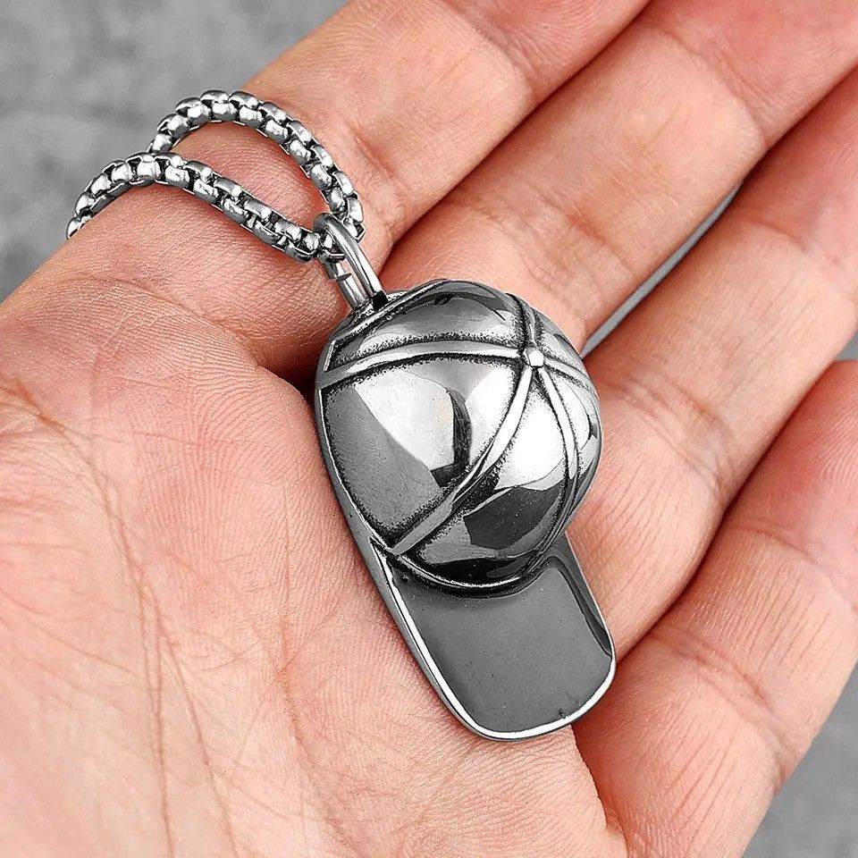 Jewelry Baseball Cap Pendant Necklaces Size ONE SIZE - 1 Thumbnail