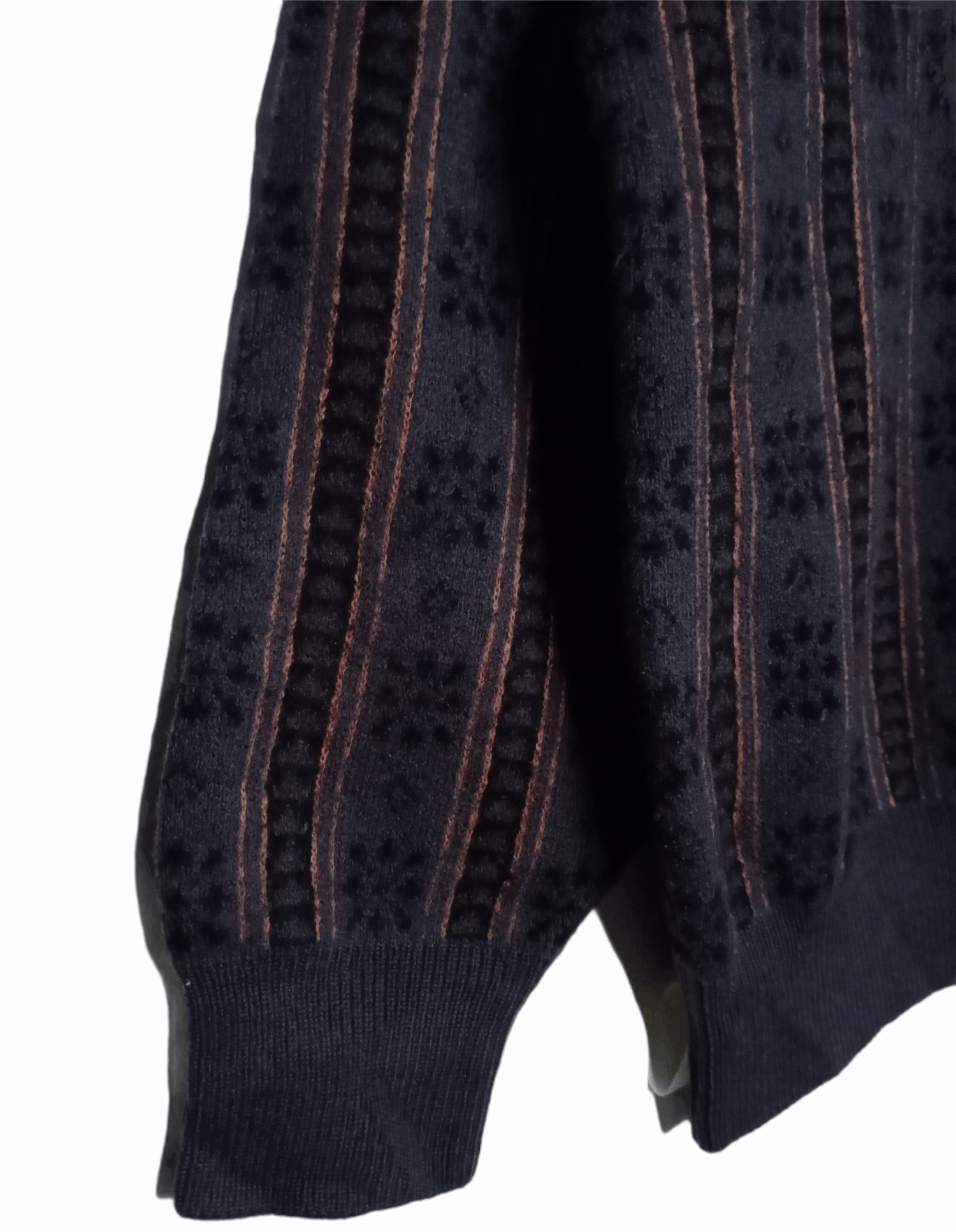 Guy Laroche × Vintage VINTAGE 90s GUY LAROCHE PARIS KNIT SWEATSHIRT Size US M / EU 48-50 / 2 - 4 Thumbnail