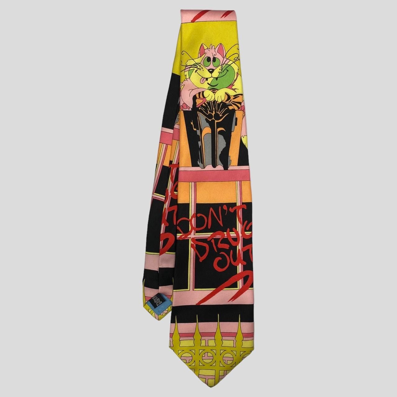 Iceberg Iceberg 1992 Don’t Drug Out Silk Tie. Size ONE SIZE - 1 Thumbnail