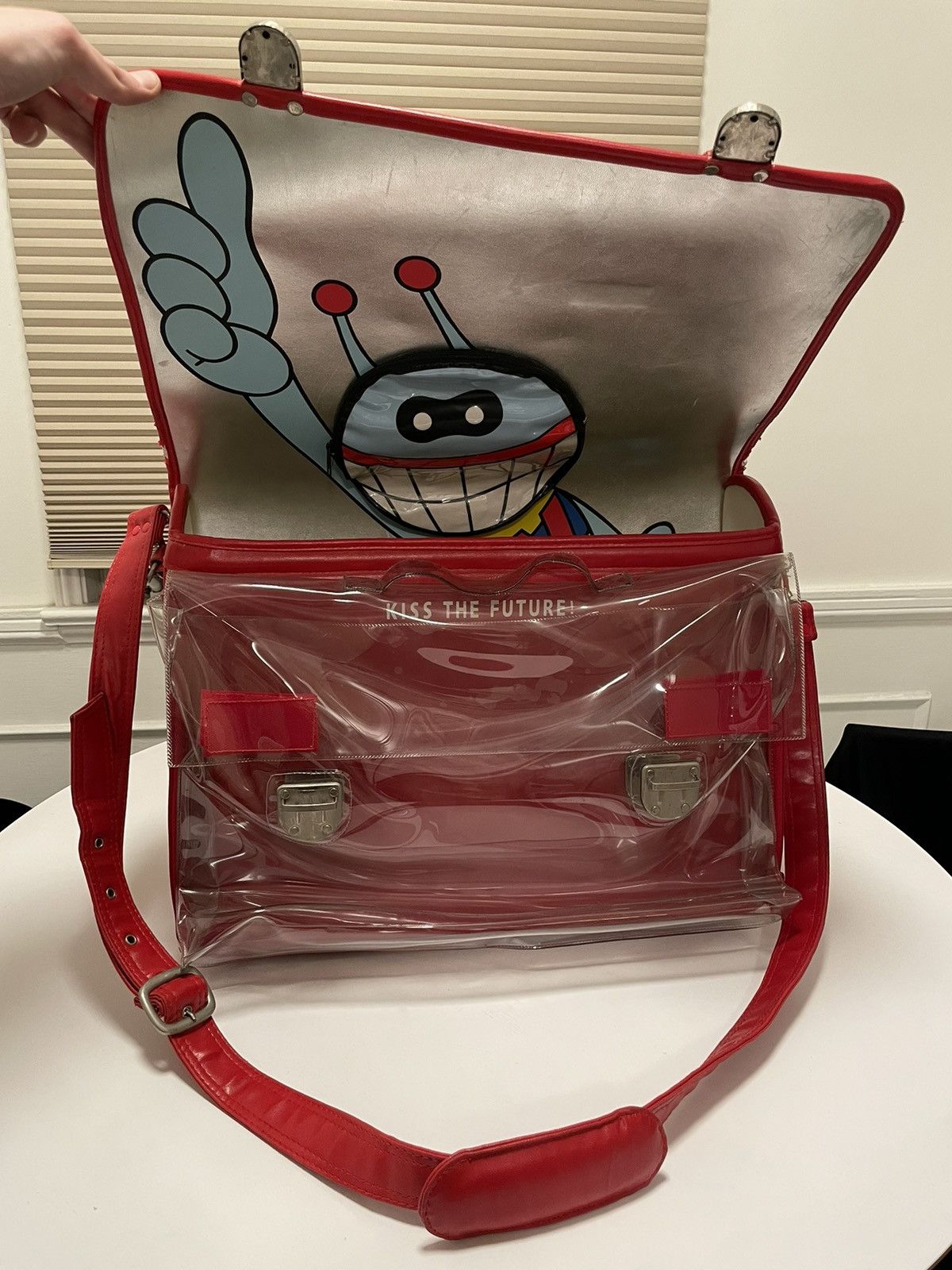 Walter Van Beirendonck AW1998 Oversized Puk-Puk Leather Schoolbag Size ONE SIZE - 2 Thumbnail