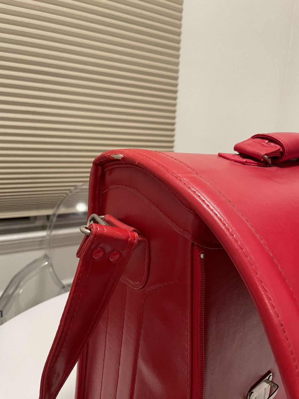 Walter Van Beirendonck AW1998 Oversized Puk-Puk Leather Schoolbag Size ONE SIZE - 11 Thumbnail