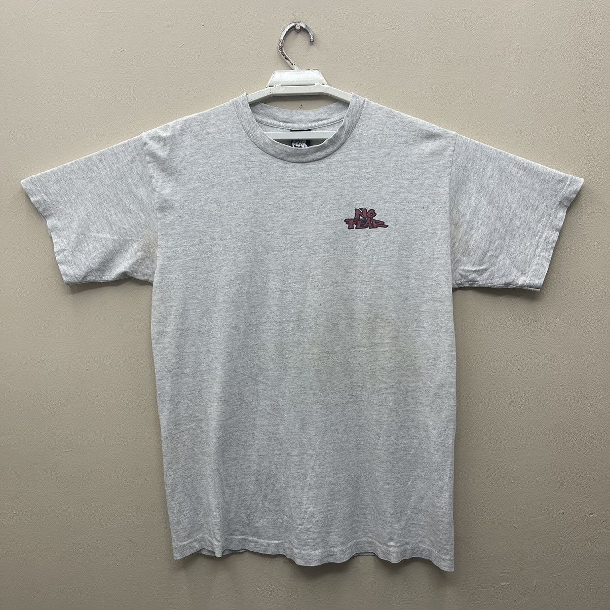 No Fear × Vintage Vintage 90s No Fear T-Shirt All Single Stitch Size US L / EU 52-54 / 3 - 4 Thumbnail