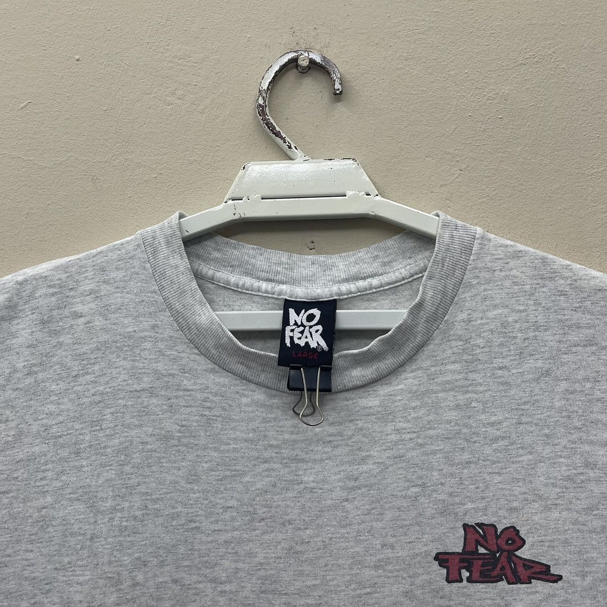 No Fear × Vintage Vintage 90s No Fear T-Shirt All Single Stitch Size US L / EU 52-54 / 3 - 5 Thumbnail
