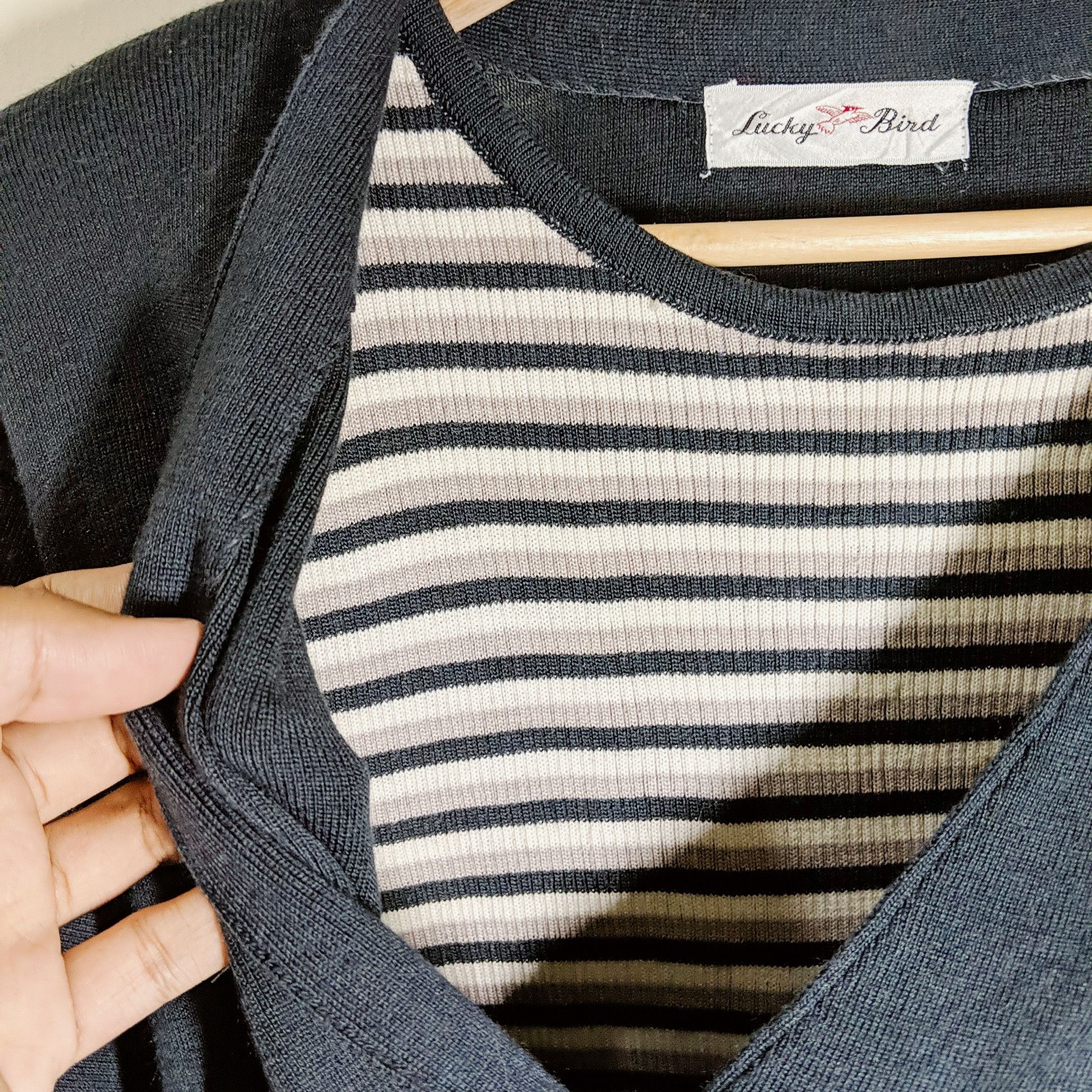 Japanese Brand Vintage Lucky Bird Cardigan Knitwear With Pocket Size US M / EU 48-50 / 2 - 9 Thumbnail