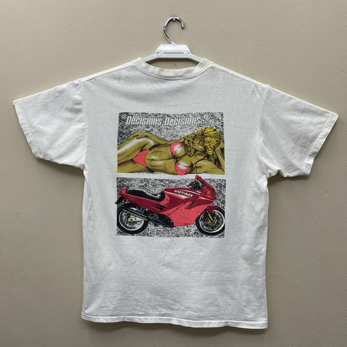 Ducati Vintage 90s Ducati The Winners Circle Sexy Girl Promo Tee Size US L / EU 52-54 / 3 - 1 Thumbnail