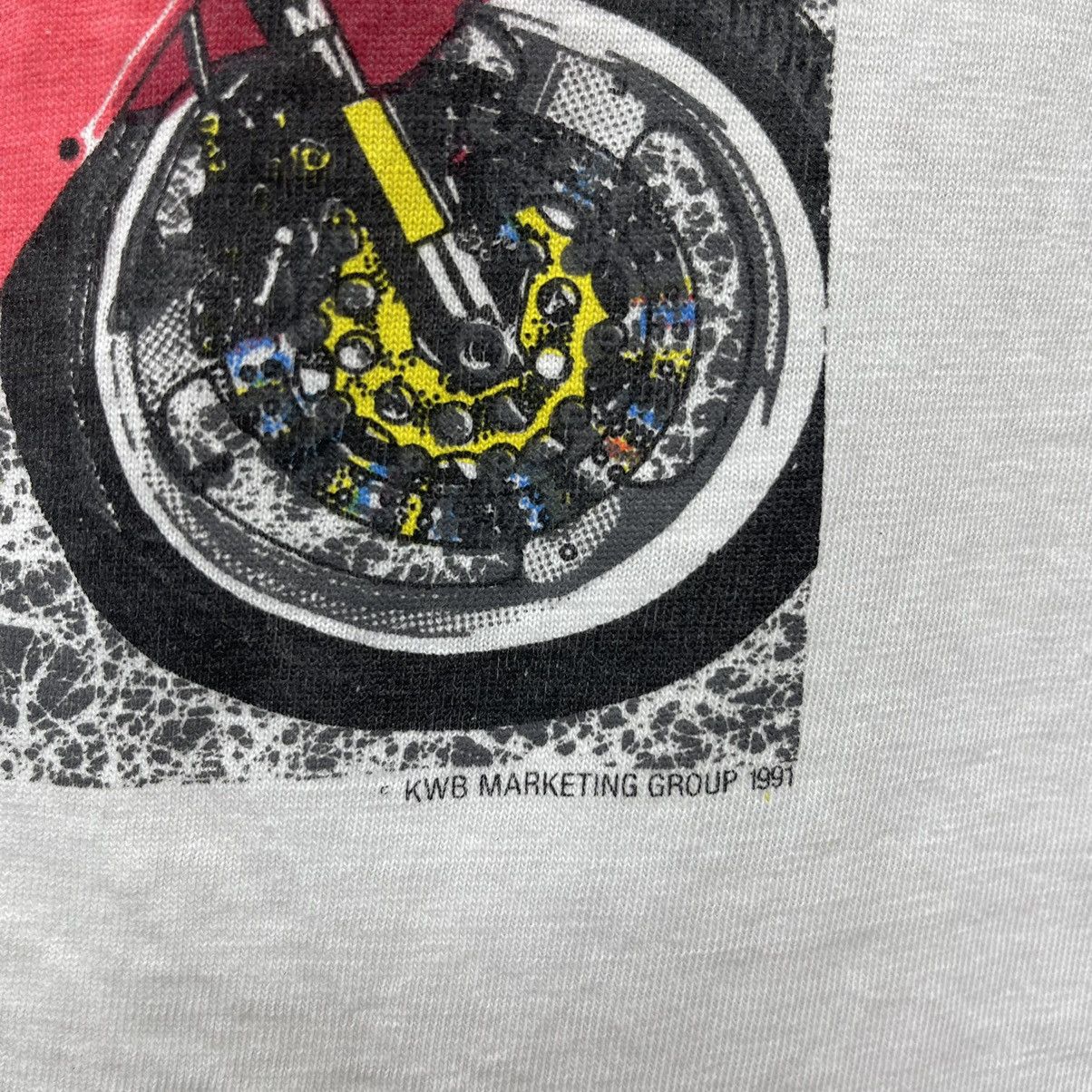 Ducati Vintage 90s Ducati The Winners Circle Sexy Girl Promo Tee Size US L / EU 52-54 / 3 - 3 Thumbnail