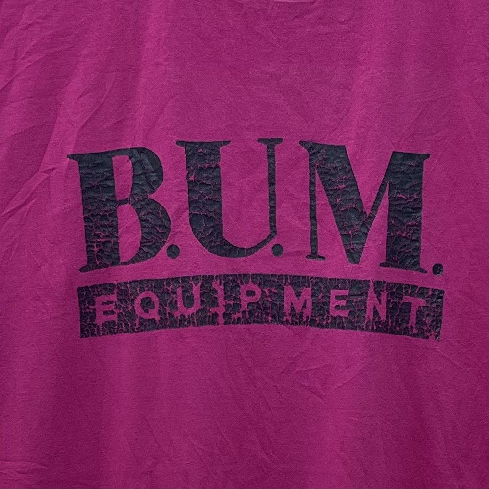 Vintage Vintage 90s B.U.M Equipment Streetwear T-Shirt Single Stitch Size US XL / EU 56 / 4 - 2 Thumbnail