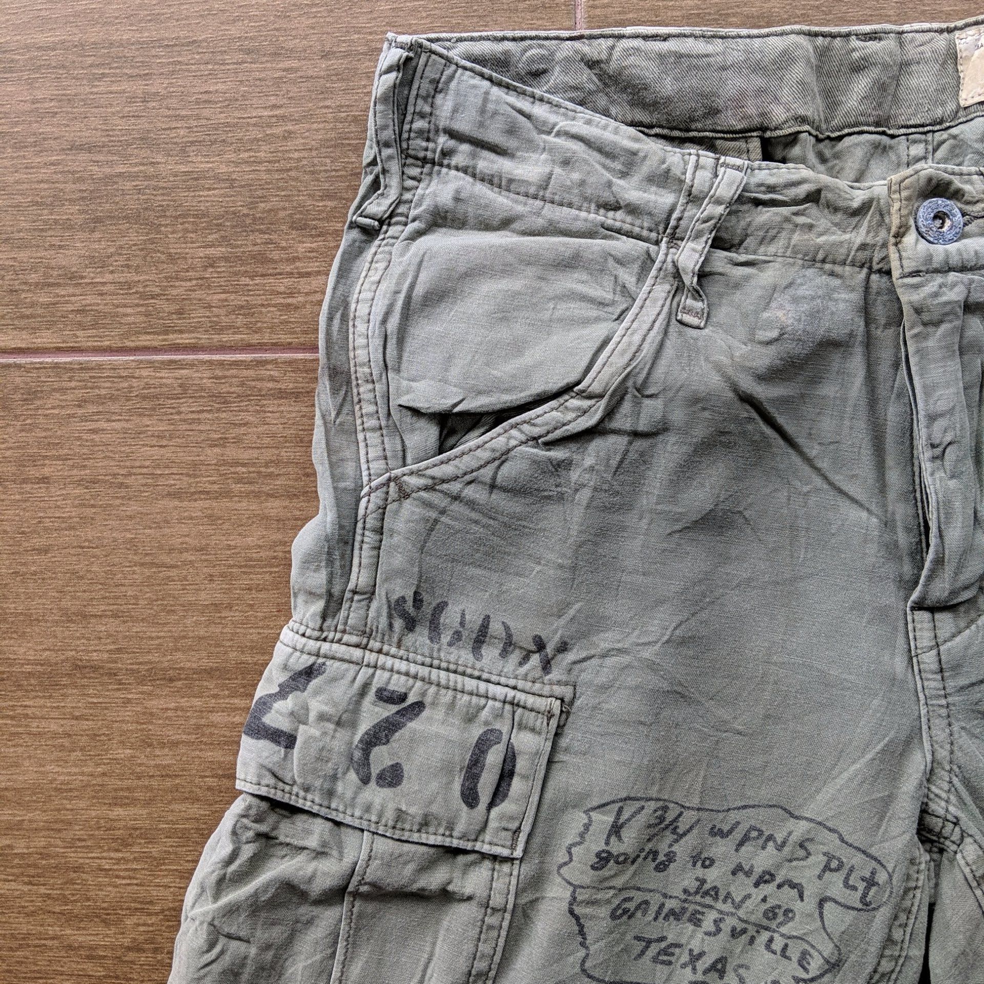 Japanese Brand Vintage Denim Duncaree Cargo Tactical Trousers Pants Size US 29 - 4 Thumbnail