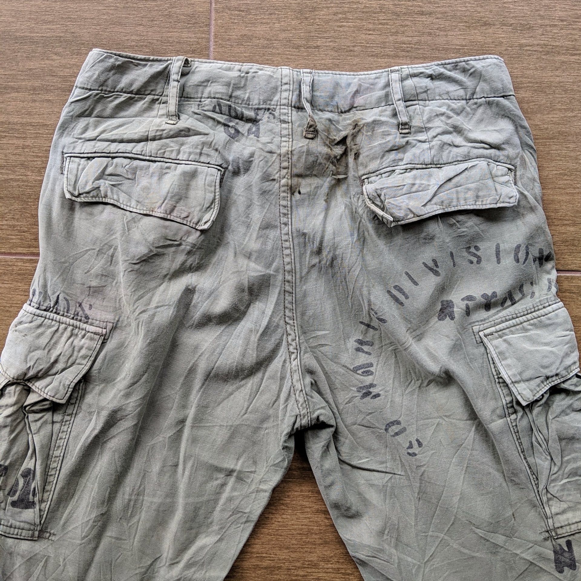 Japanese Brand Vintage Denim Duncaree Cargo Tactical Trousers Pants Size US 29 - 11 Thumbnail