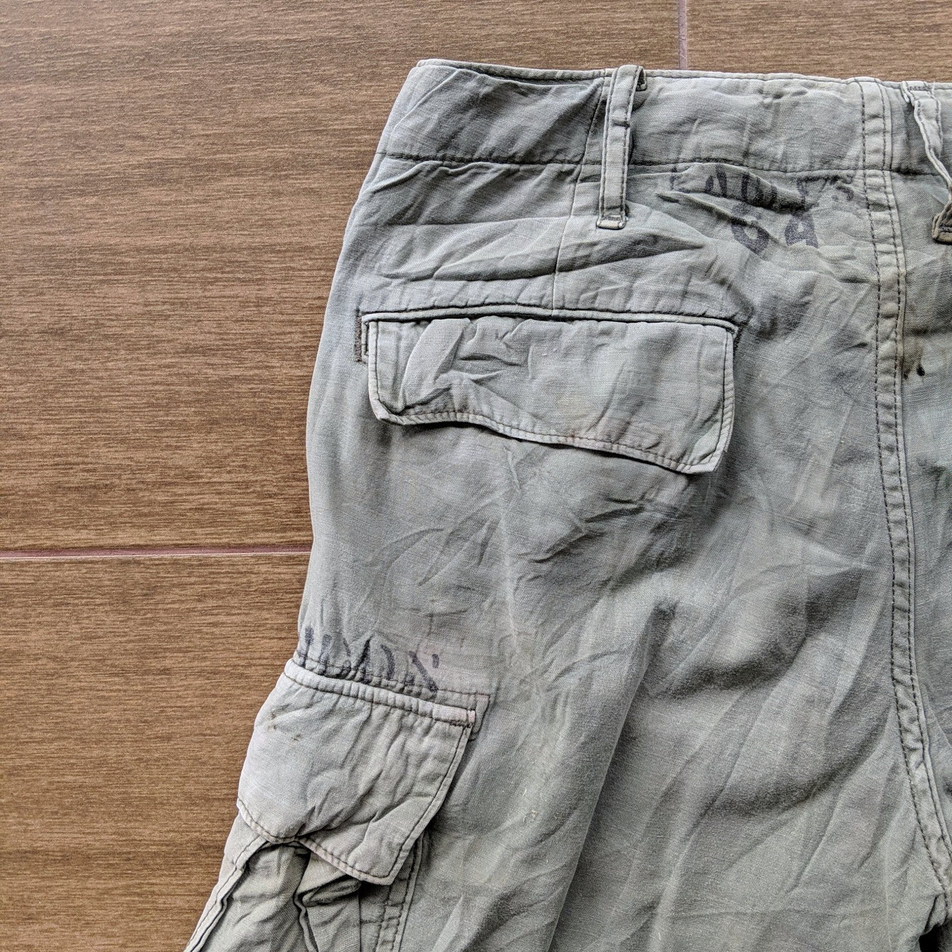 Japanese Brand Vintage Denim Duncaree Cargo Tactical Trousers Pants Size US 29 - 8 Thumbnail