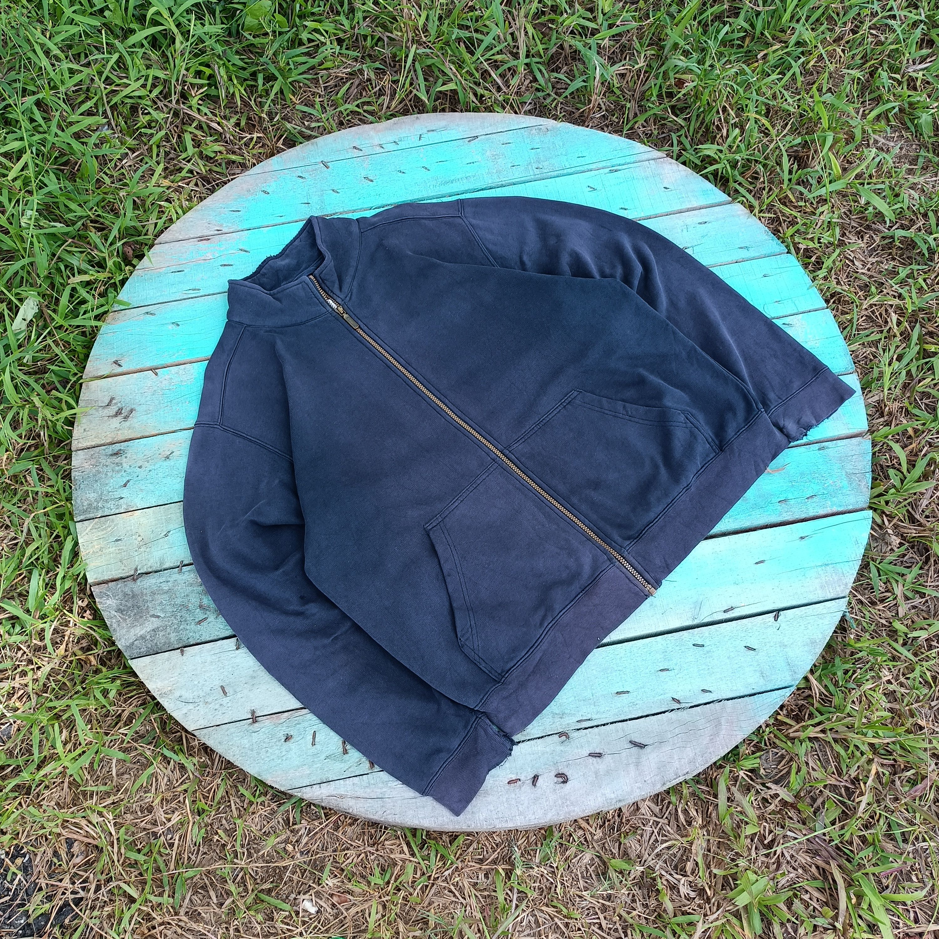 Japanese Brand × L.L. Bean × Vintage Vintage L.L.BEAN Sweater Zip Up Plain Distressed Size US XL / EU 56 / 4 - 2 Thumbnail