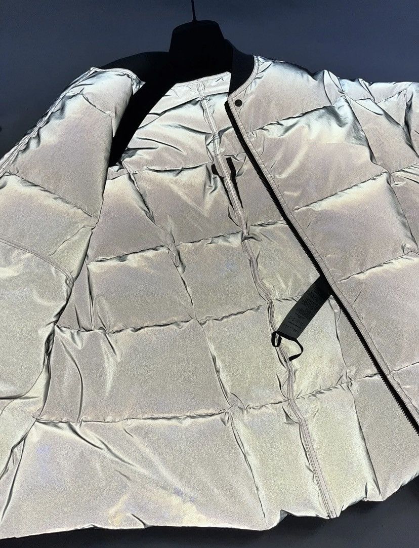Rick Owens RICK OWENS Reflex Oversized Quilted Reflective Jacket Size US S / EU 44-46 / 1 - 5 Thumbnail
