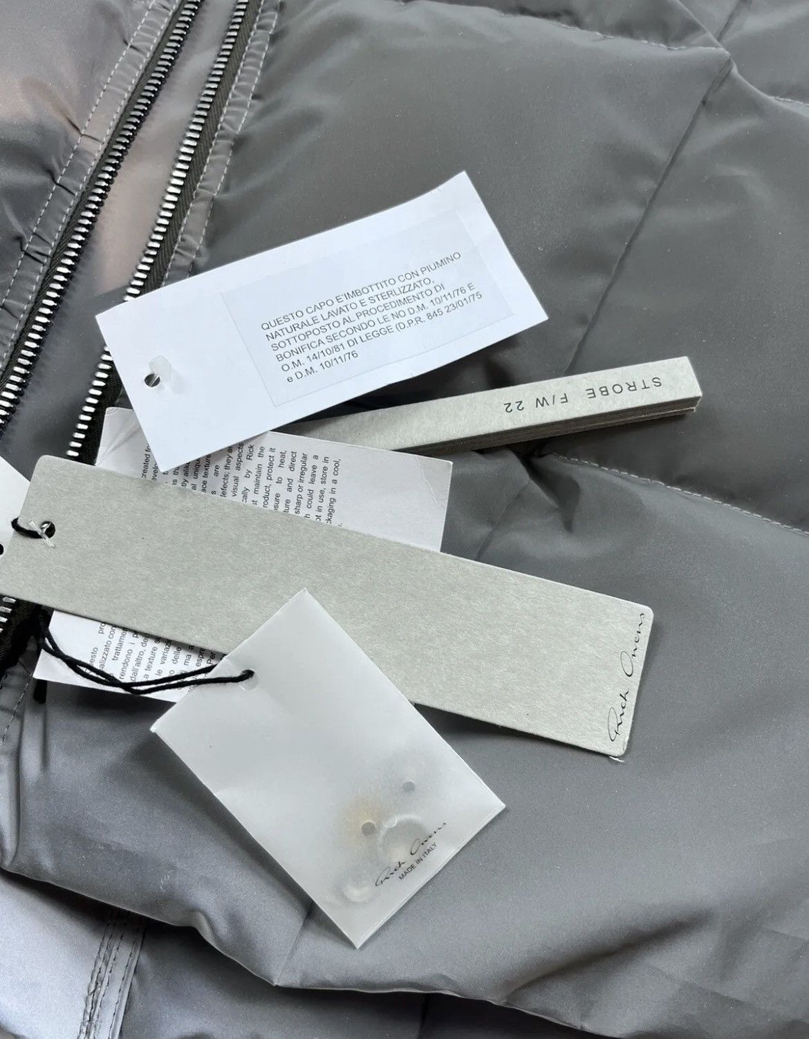 Rick Owens RICK OWENS Reflex Oversized Quilted Reflective Jacket Size US XL / EU 56 / 4 - 8 Thumbnail