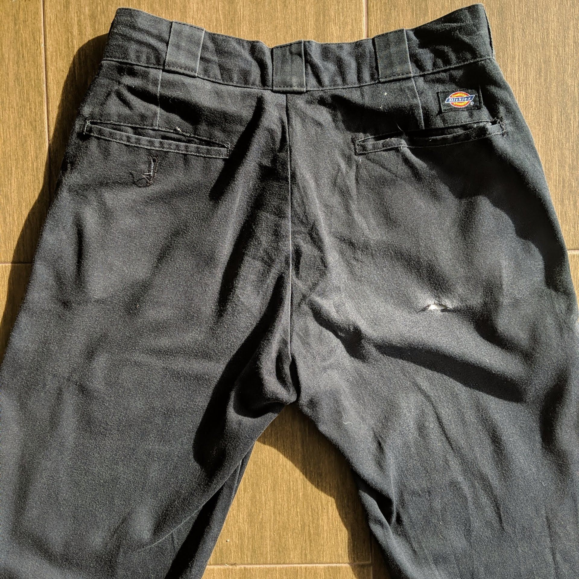 Dickies W28 Vintage Dickies 874 Trousers Black Casual Pants Size US 28 / EU 44 - 8 Thumbnail